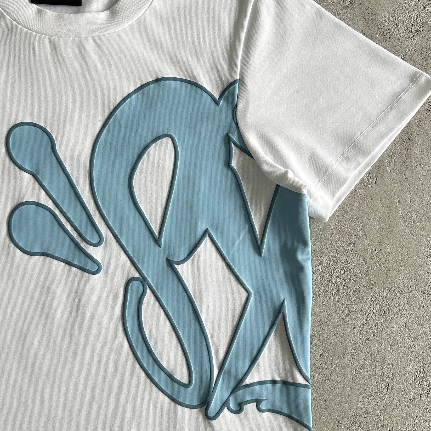 Conjunto Syna World Verão ( Branco e Azul )