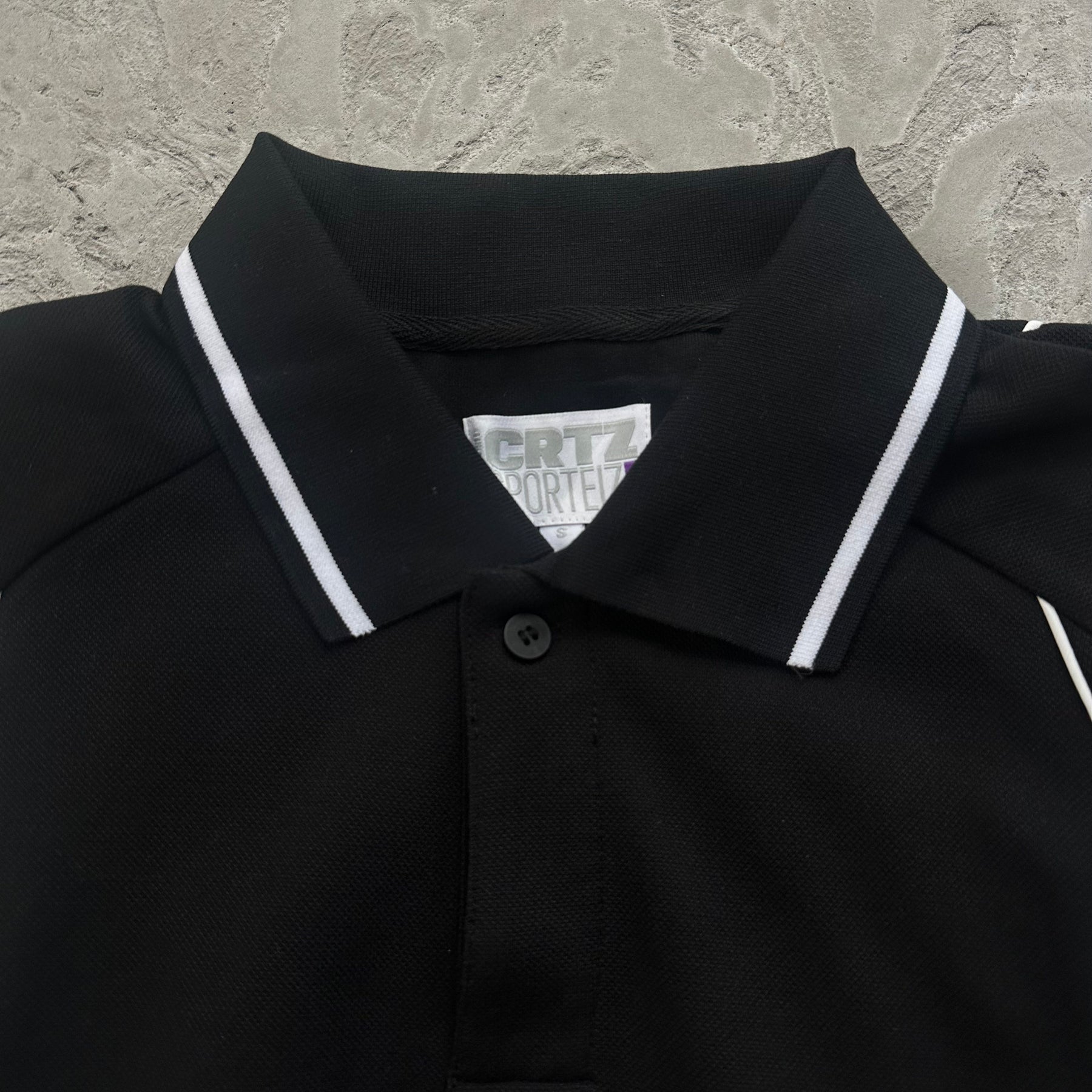 Conjunto Corteiz “Island Pique Polo Set” ( Preto )