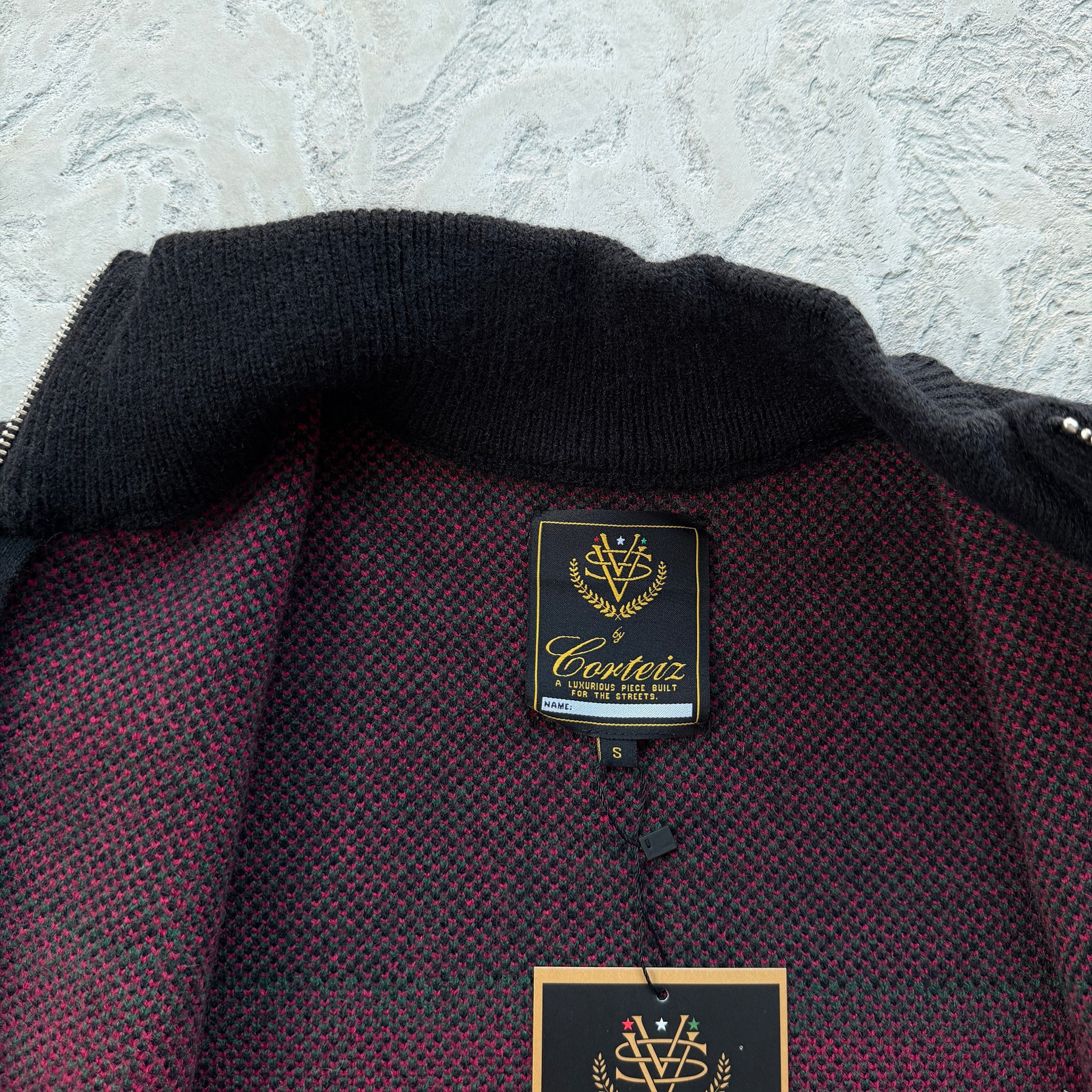 Sueter Corteiz “Lux Knit” ( Preta )