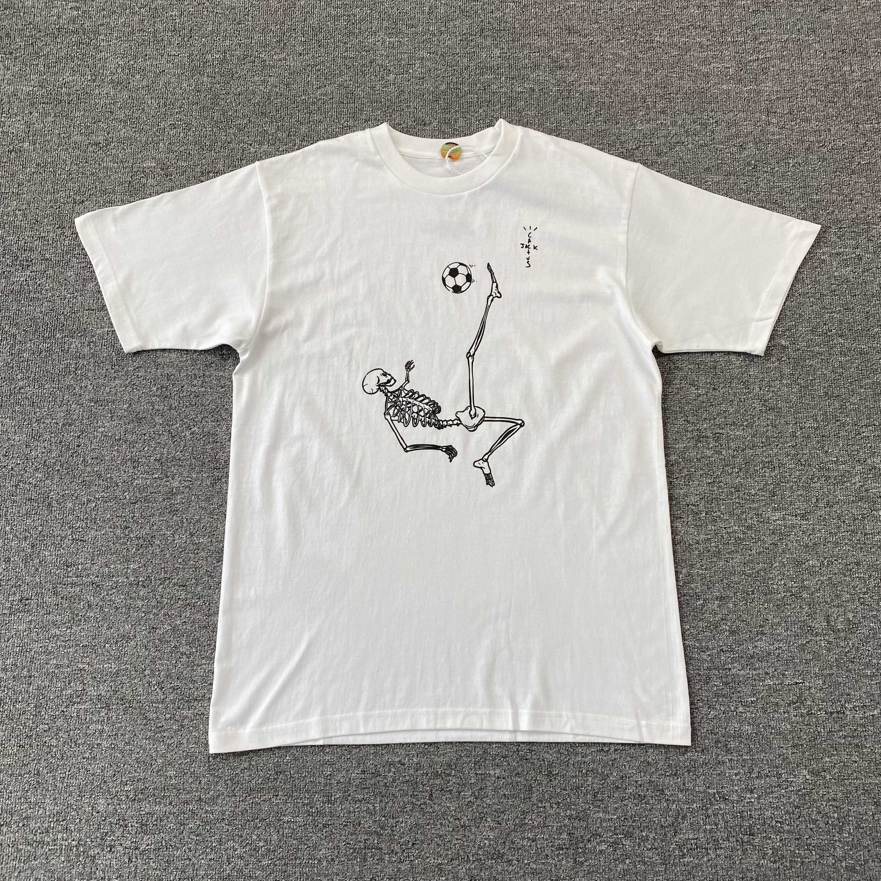 Camisa Cactus Jack “Football Skeleton” ( Branca )