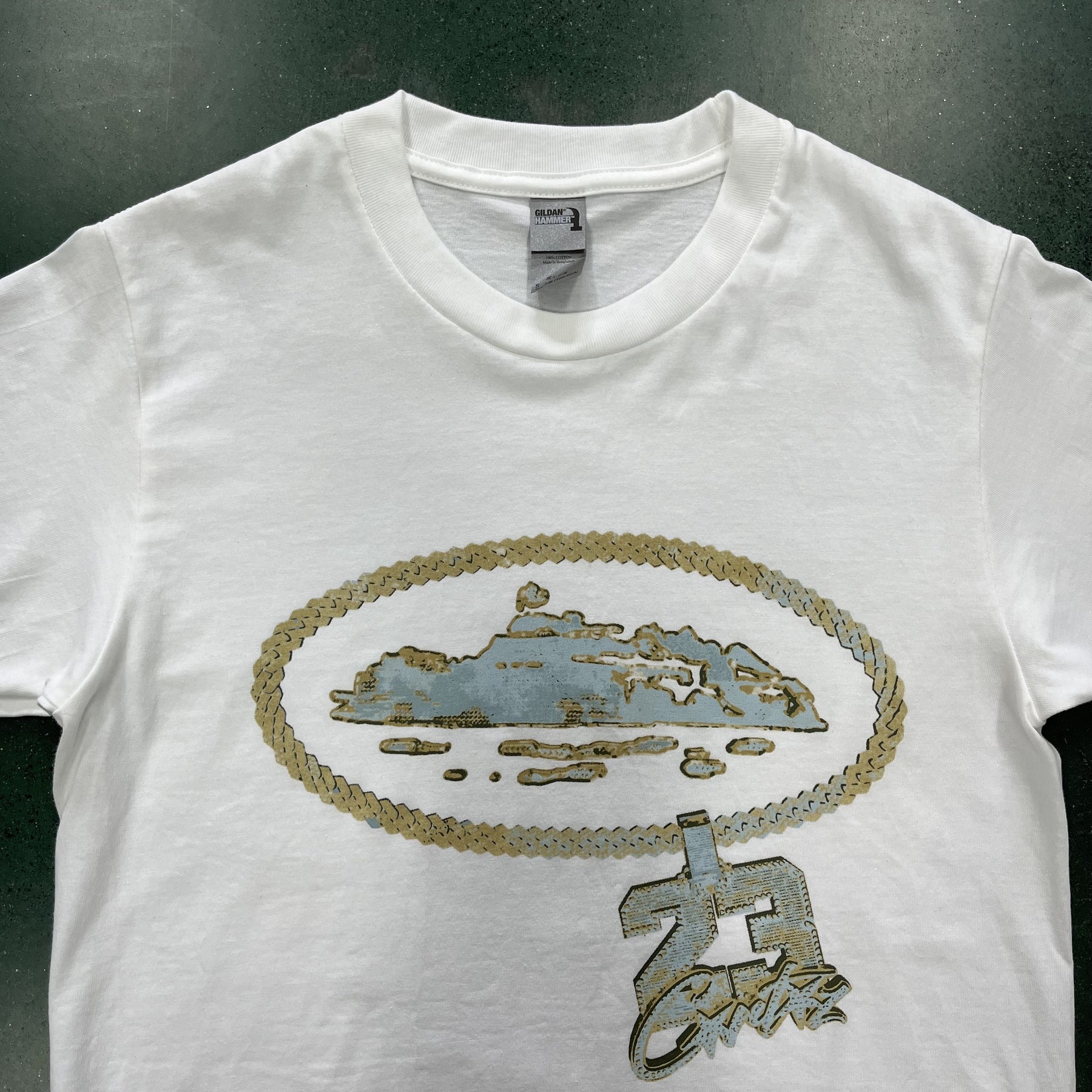 Camisa Corteiz X Central cee ”23” ( White )