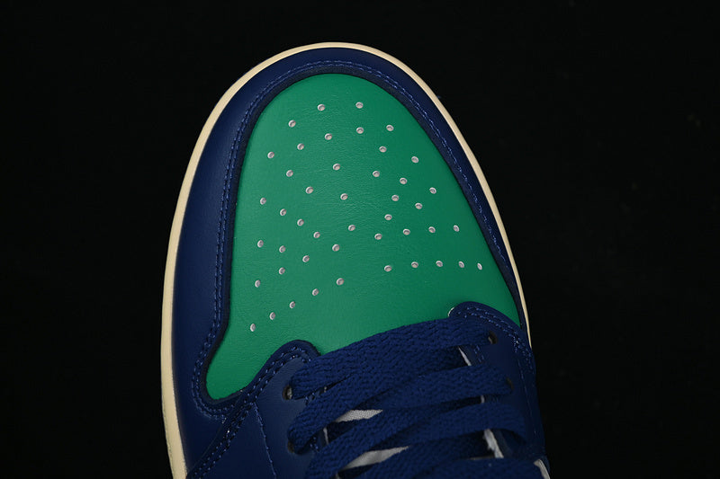 Air Jordan 1 Low “Low Sail Stadium Green Neutral Grey Deep Royal Blue”