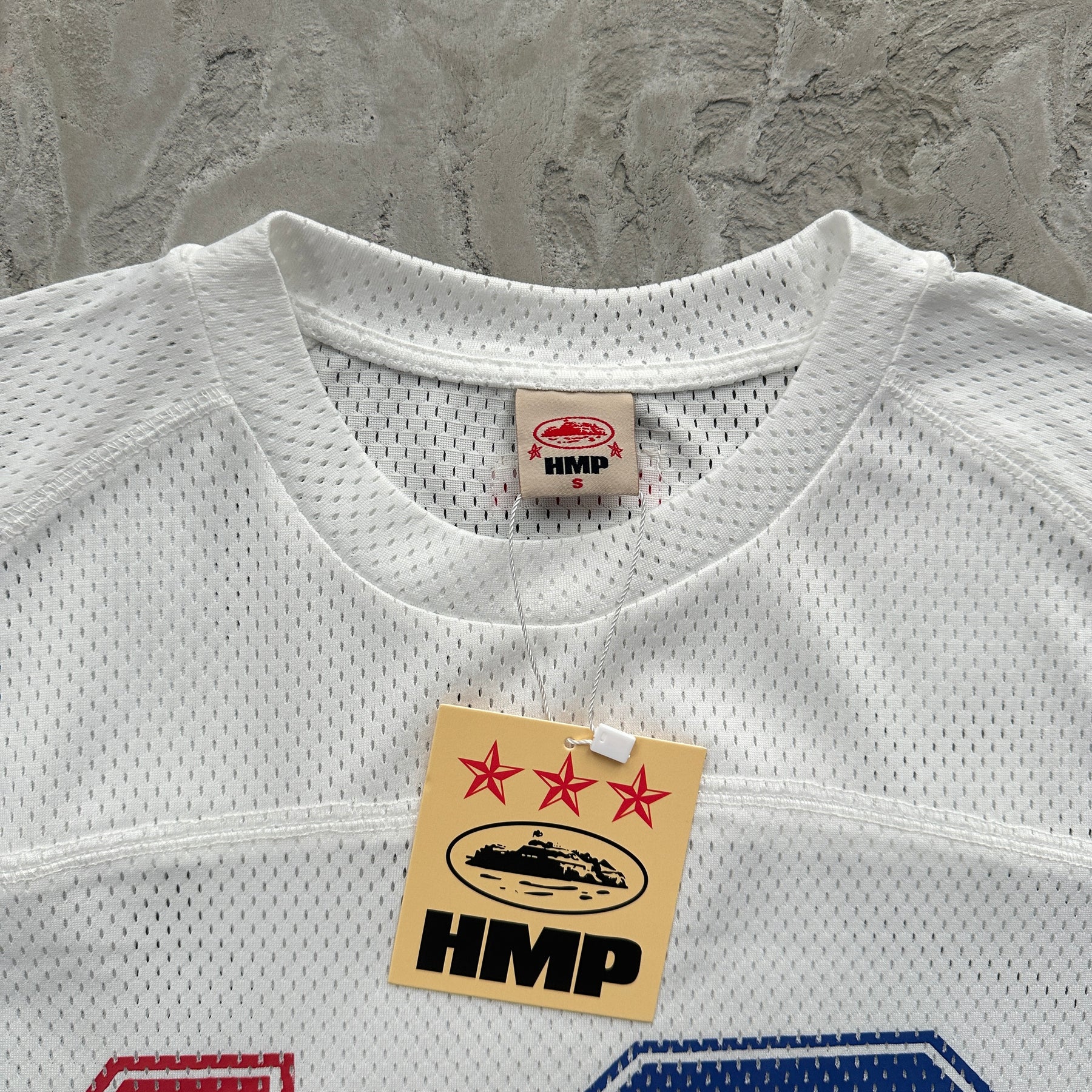 Conjunto Corteiz “HMP Mesh Panel” ( Branco )