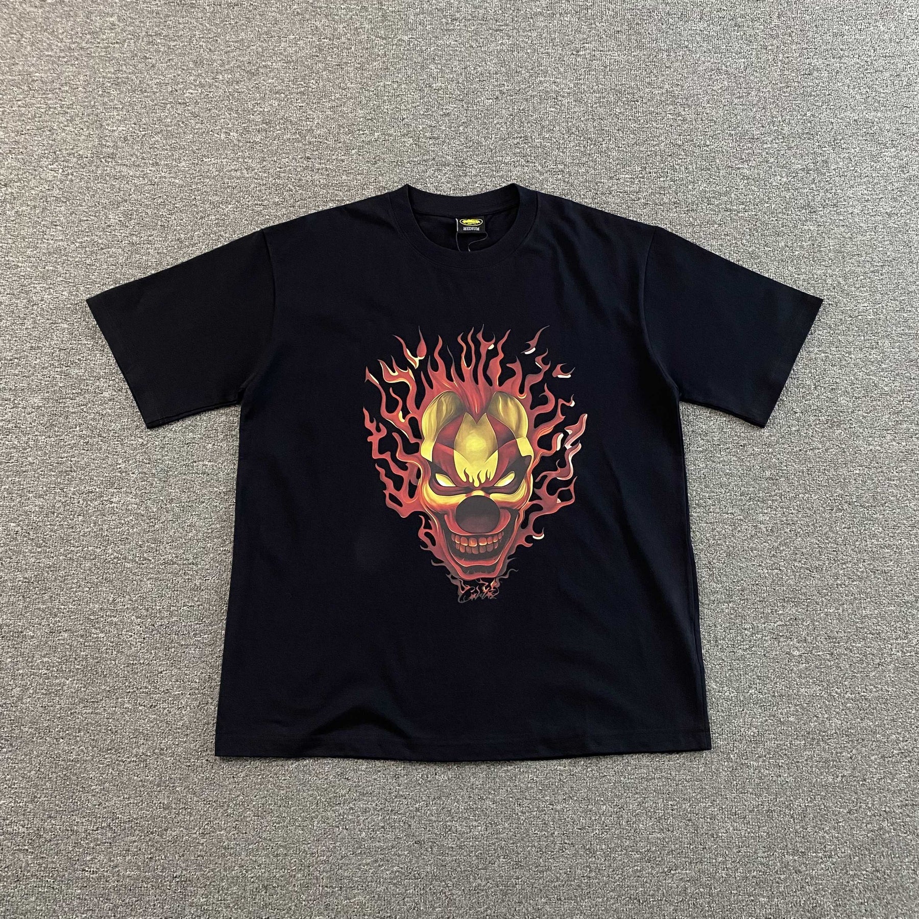 Camisa Corteiz “Fire Clown” ( Preta )