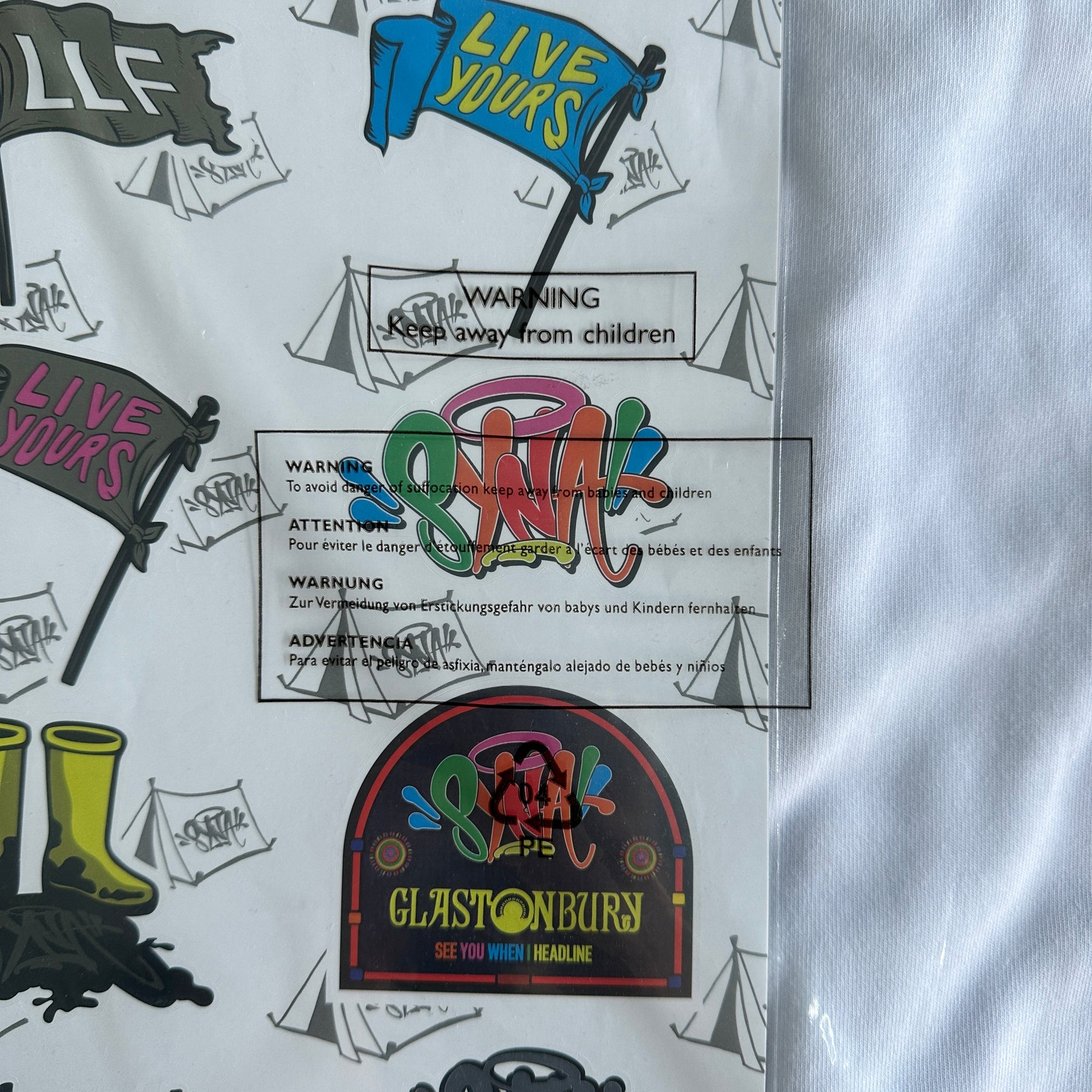 Camisa Syna World X Glastonbury Festival