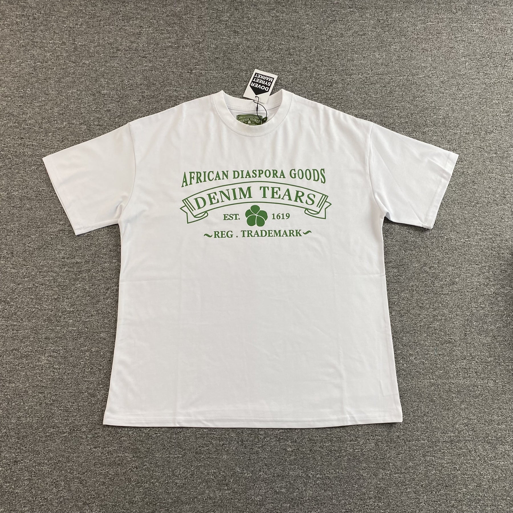 Camisa Denim Tears “African Diaspora Goods” ( Branca )