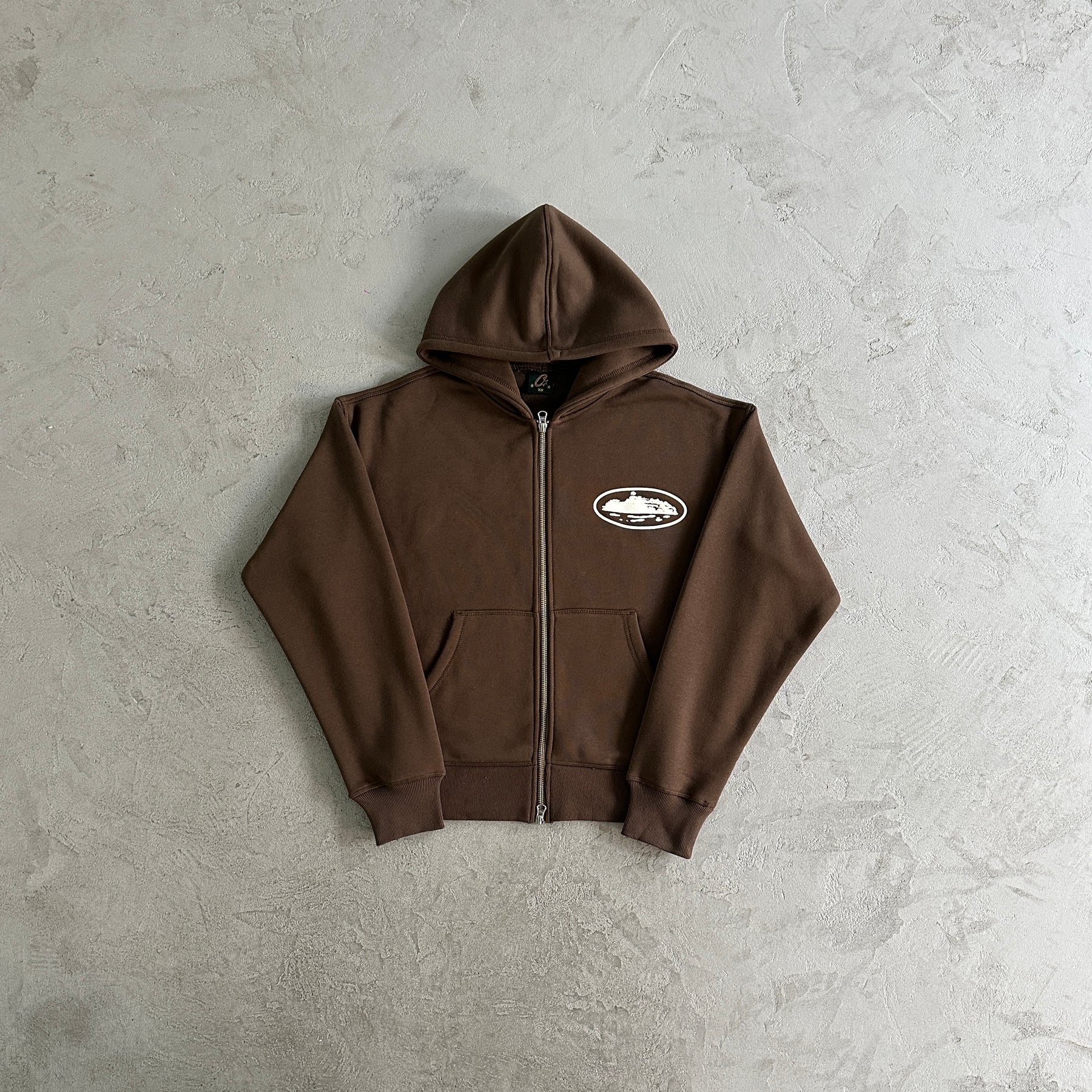 Conjunto Corteiz “Island Puff Print” ( Marrom )