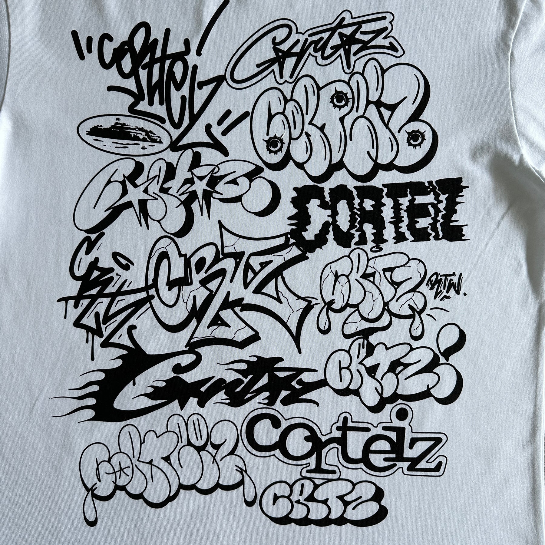 Camisa Corteiz ”Street Graffiti” ( Branca )