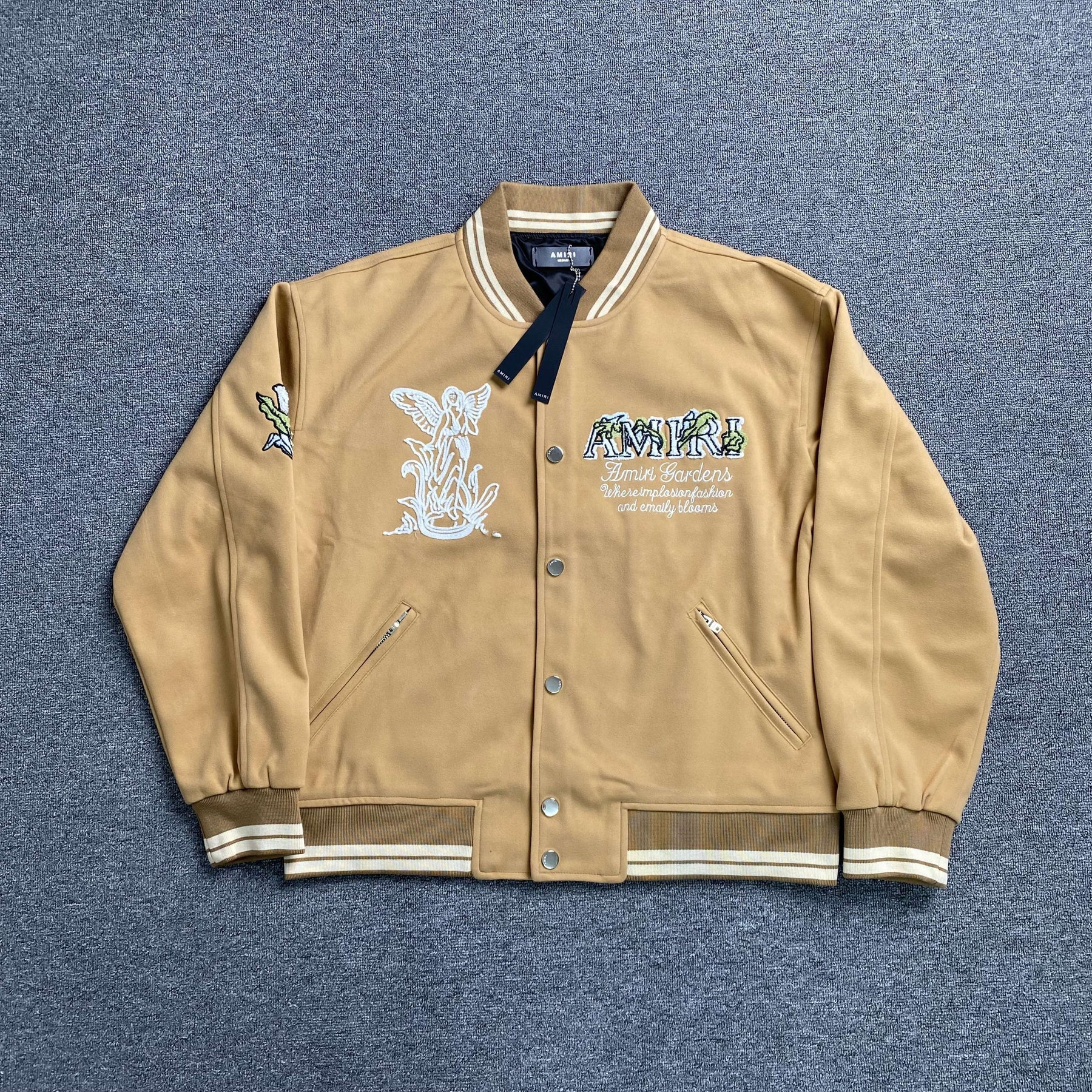 Jaqueta Amiri “Garden Bomber” ( Bege )