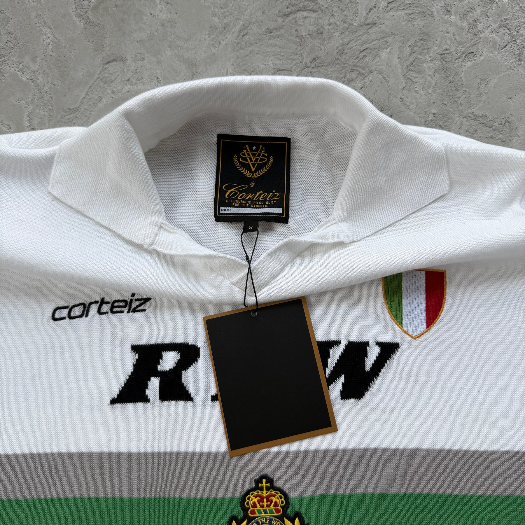 Camisa Jersey Corteiz “A Knit Jersey” ( Branca )