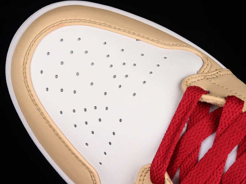 Air Jordan 1 High “Light Curry Cardinal Red”