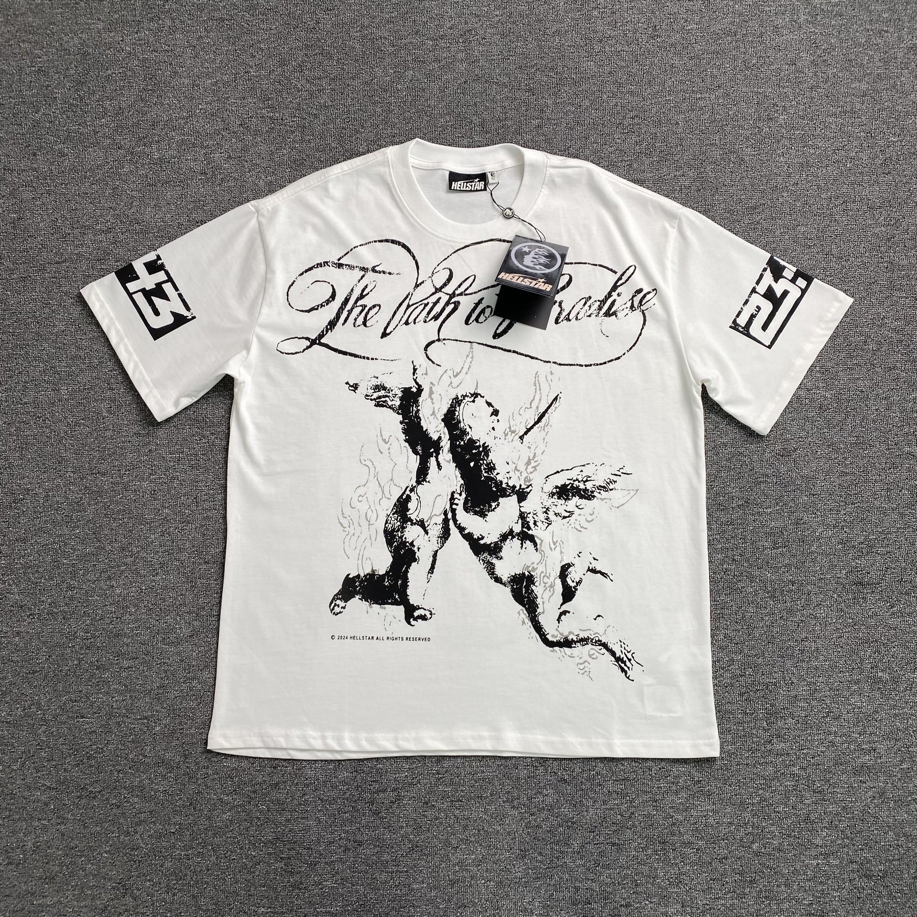 Camisa Hellstar “Path To Paradise” ( Branca )