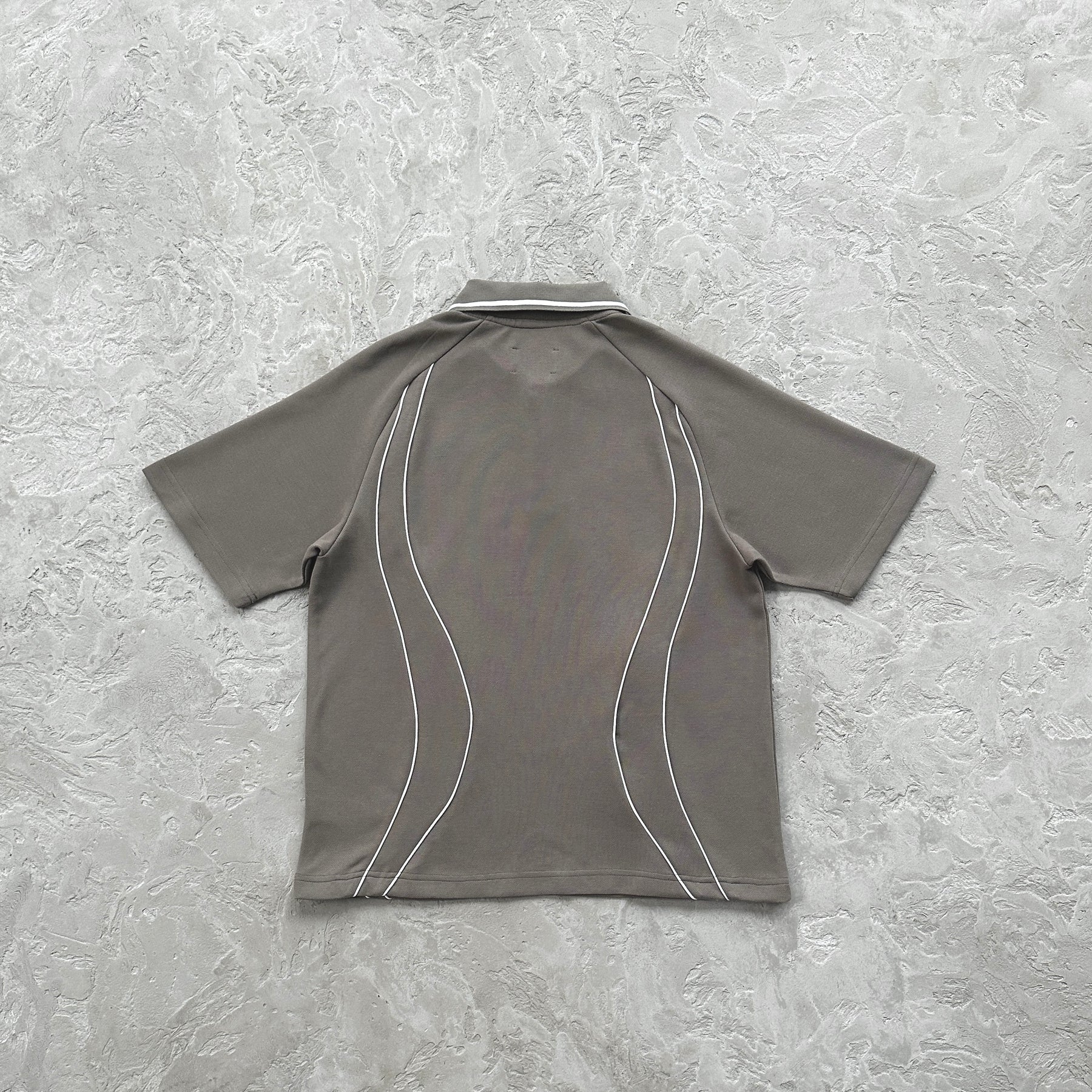 Conjunto Corteiz “Island Pique Polo Set” ( Cinza )