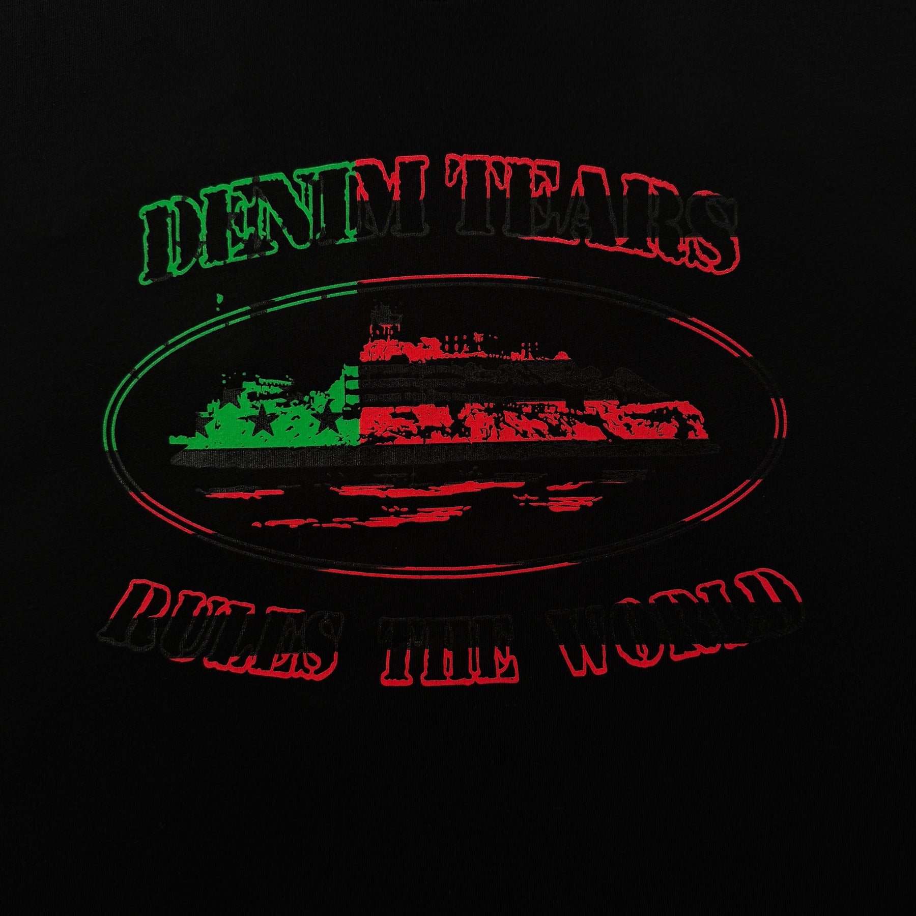 Camisa Corteiz “Cortears Og Alcatraz” ( Preto )