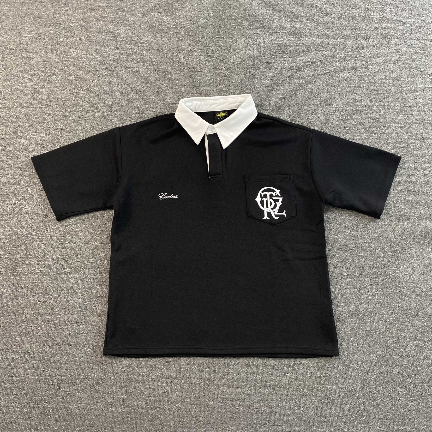 Camisa Corteiz “Rugby Polo” ( Preta )
