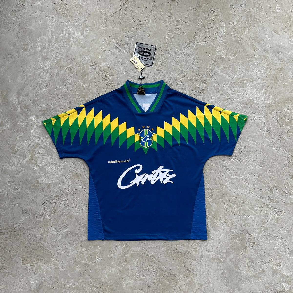 Camisa Corteiz “Brazilian Jersey” ( Azul )