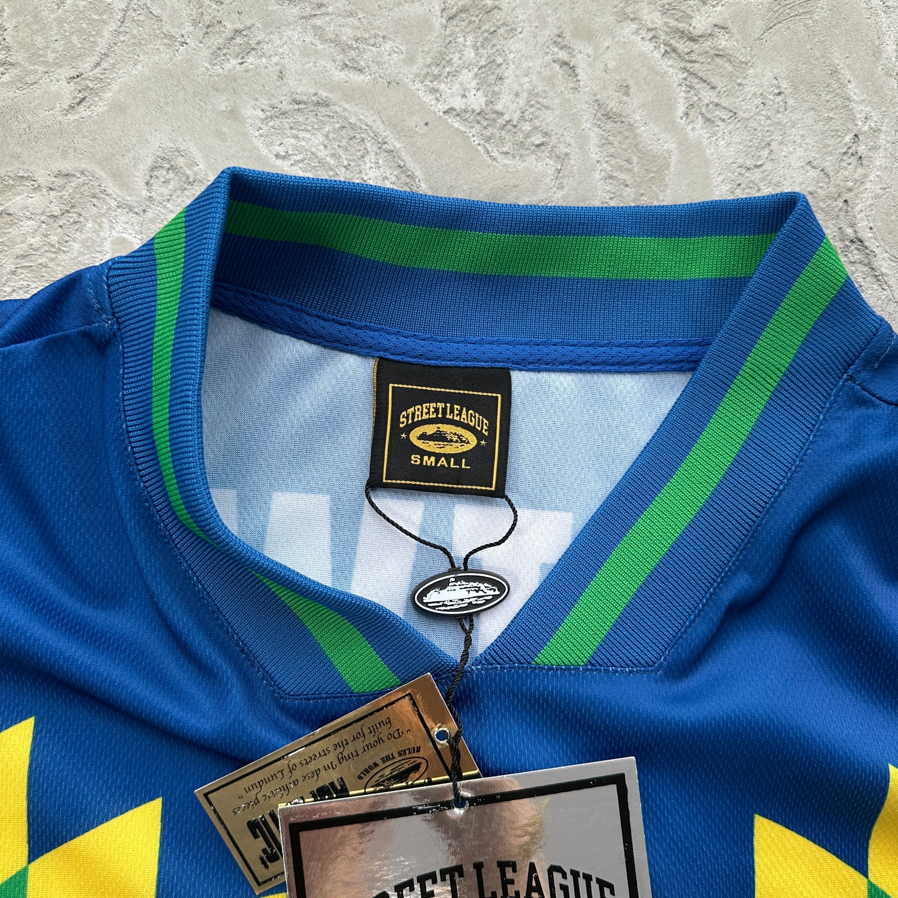 Camisa Corteiz “Brazilian Jersey” ( Azul )