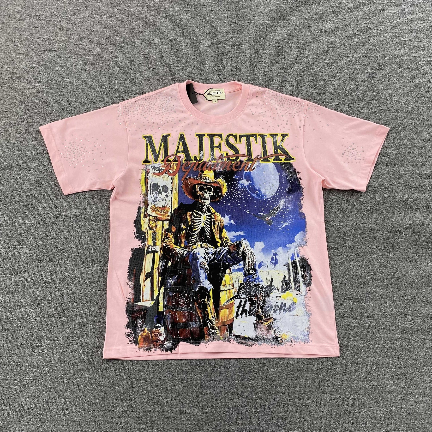 Camisa Majestik “Skull Cowboy”