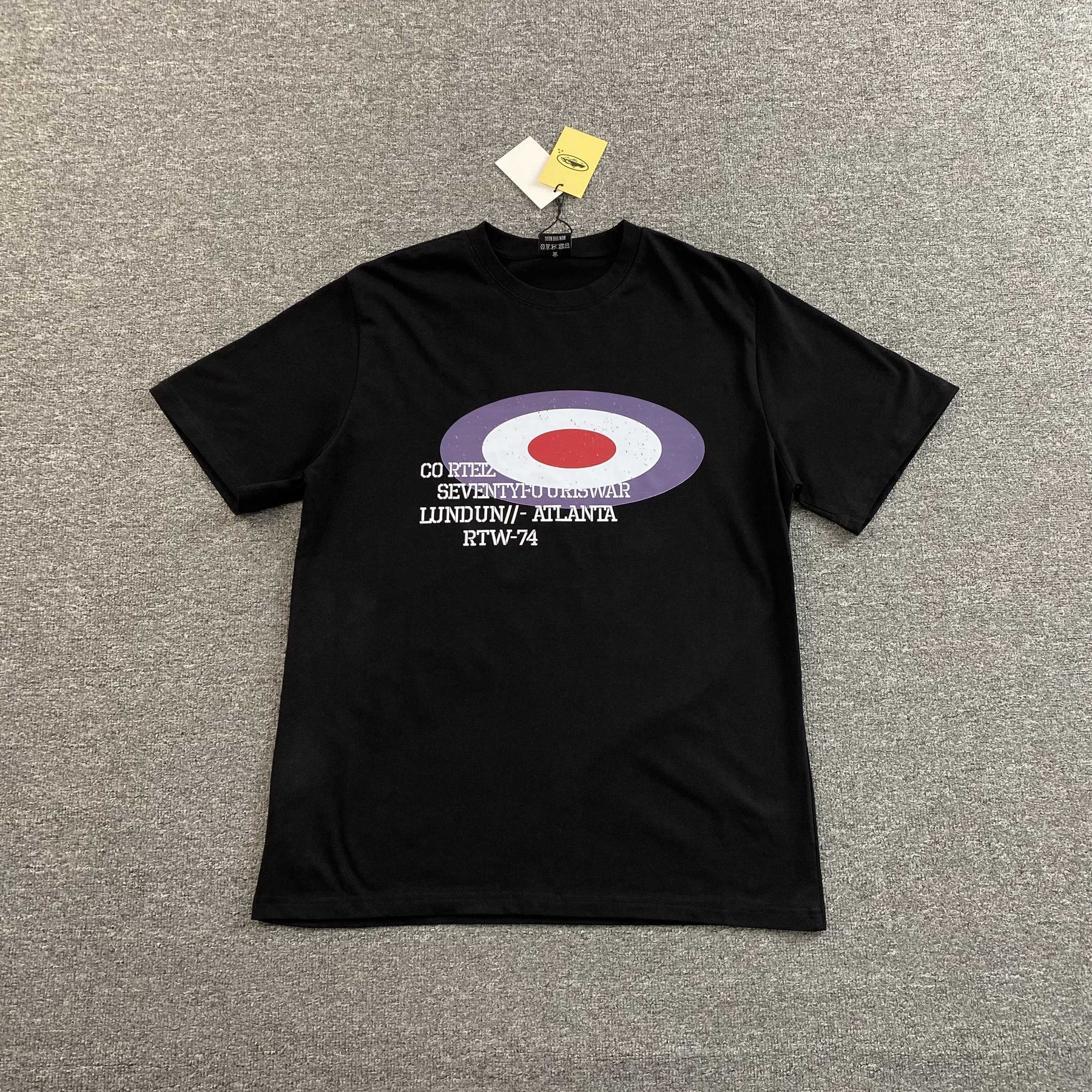 Camisa Corteiz “Atlanta RTW-74” ( Preta )