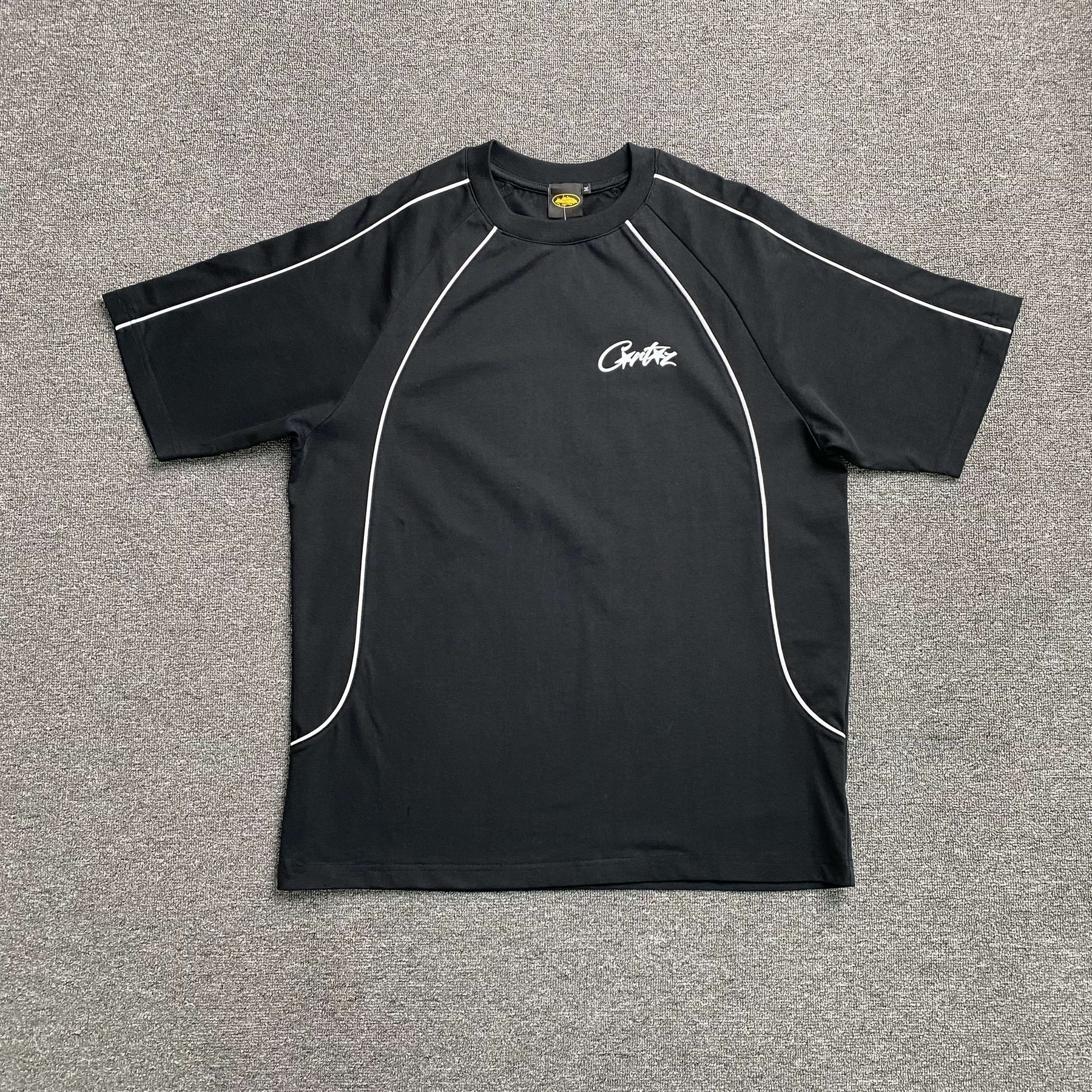 Camisa Corteiz “Basic Lines” ( Preta )