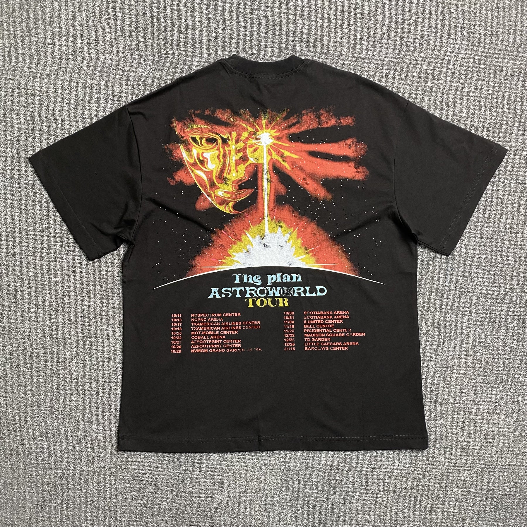 Camisa Cactus Jack “AstroWorld Tour” ( Preta )