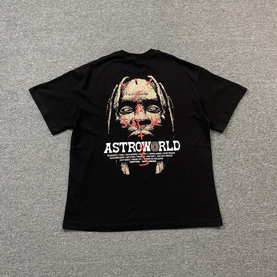 Camisa Cactus Jack ”AstroWorld Festival” ( Preta )