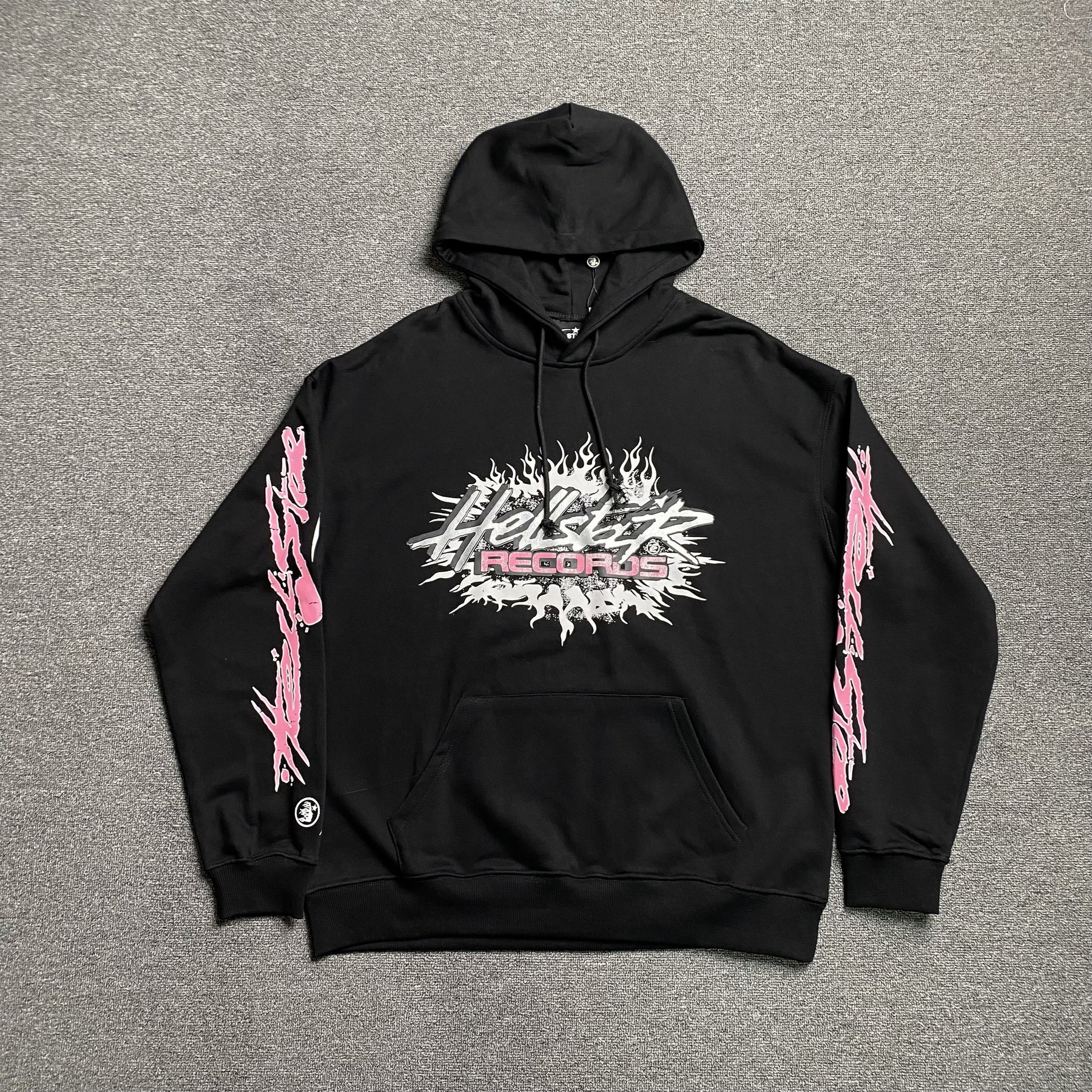 Moletom Hellstar “Glitter Zip Up” ( Preta )