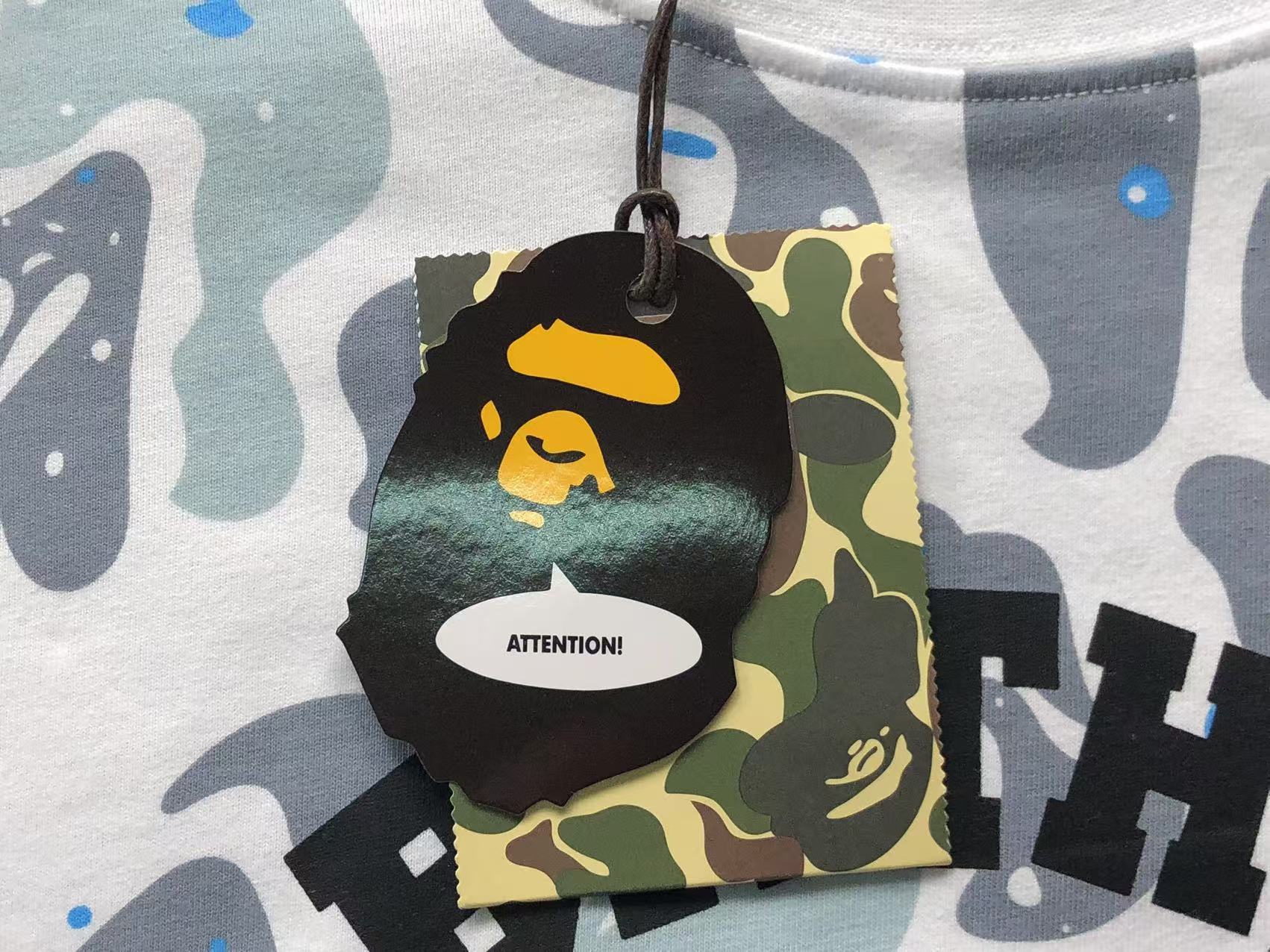 Camisa Bape “Camo White Ape”
