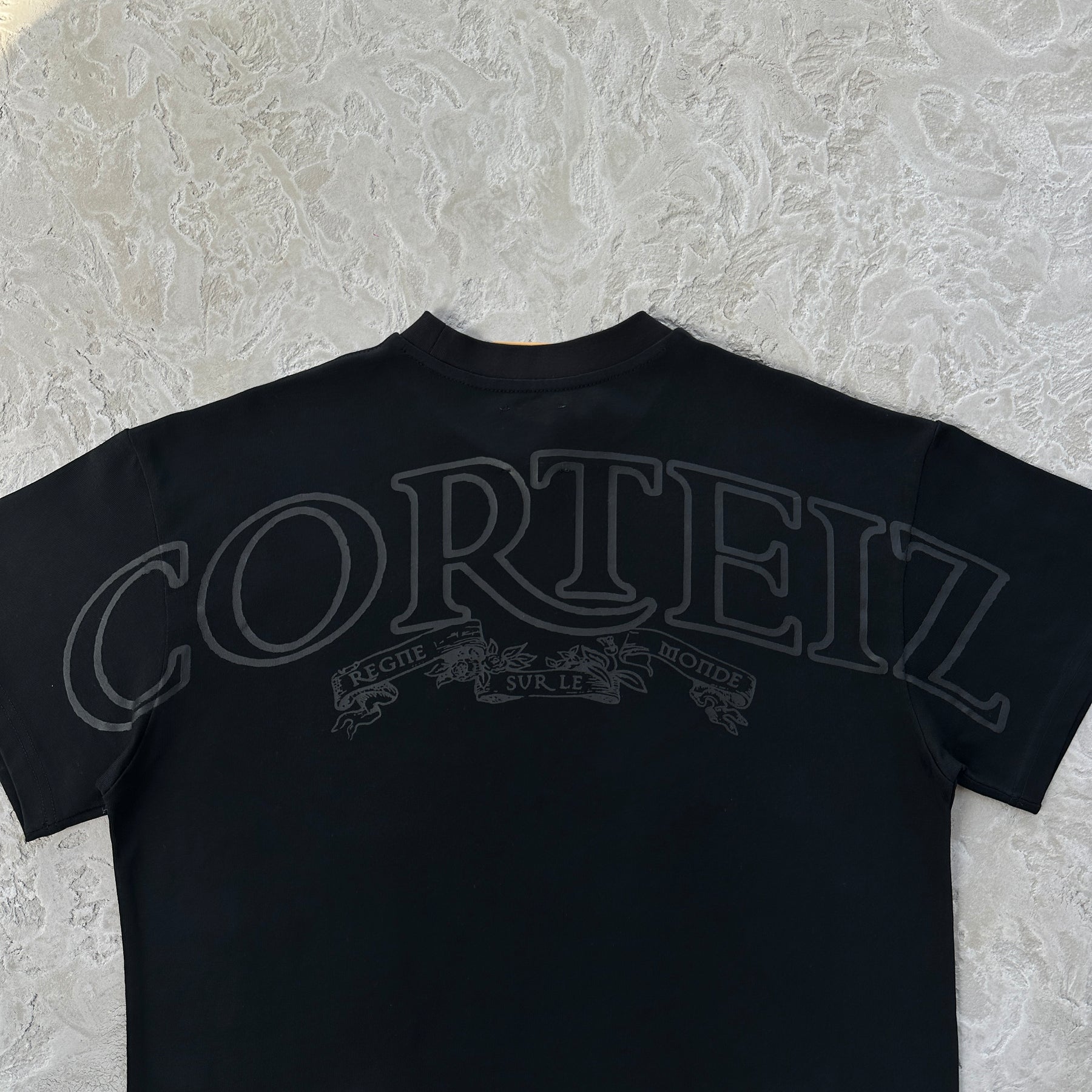 Camisa Corteiz “Royale Heavyweight” ( Preta Com Cinza )