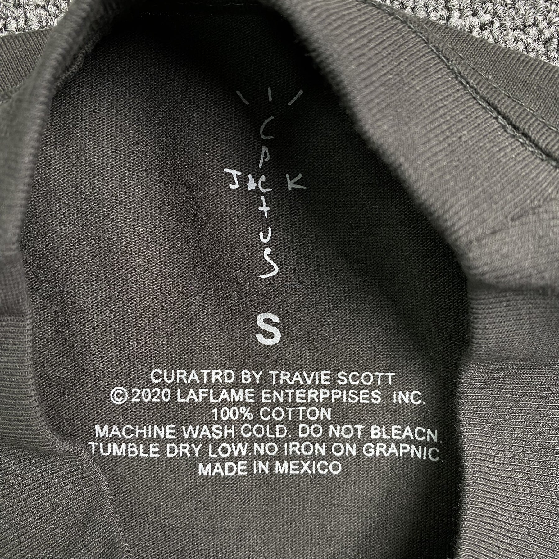 Camisa Cactus Jack “AstroWorld Tour” ( Cinza )