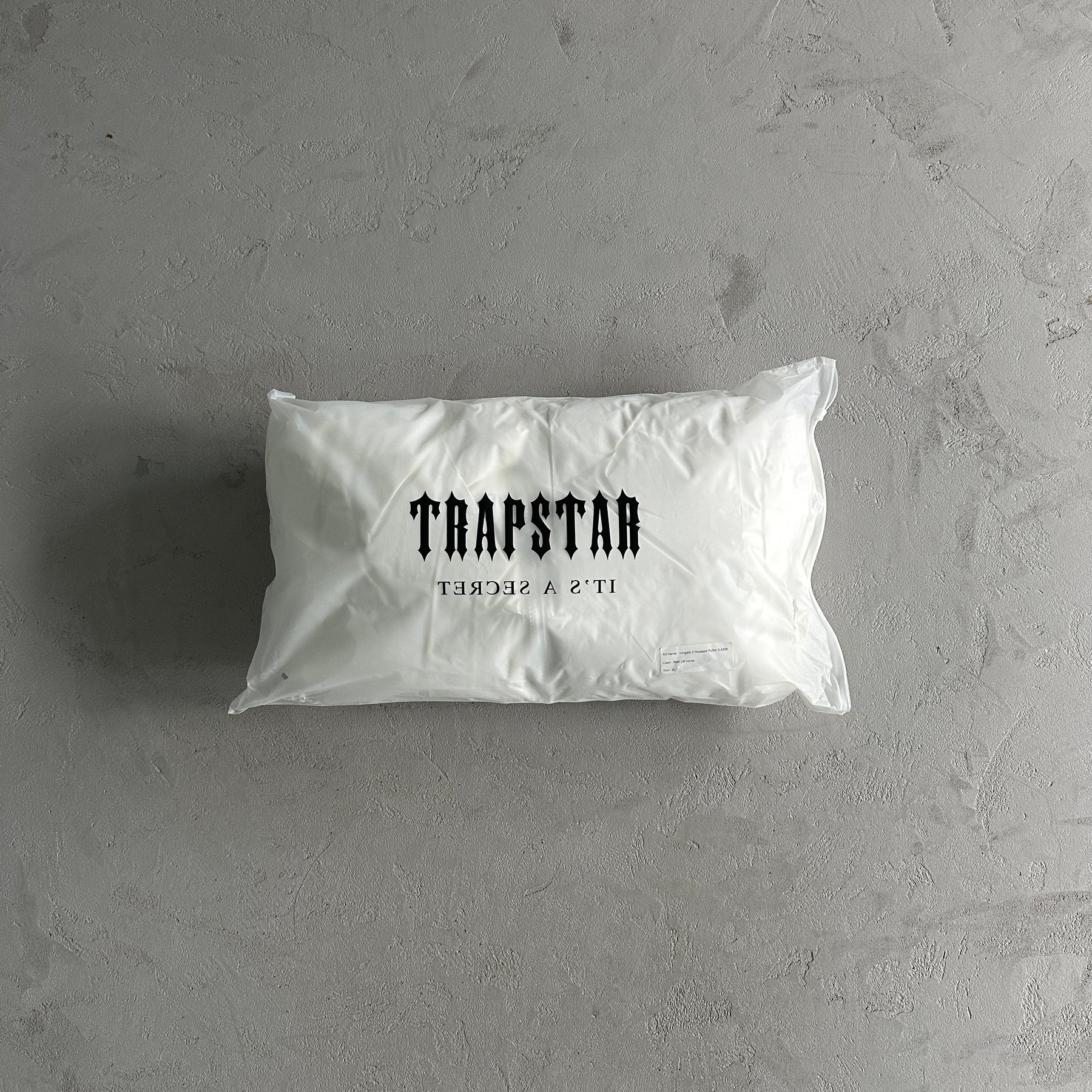 Jaqueta Trapstar “Irongate Embossed” ( Branca )
