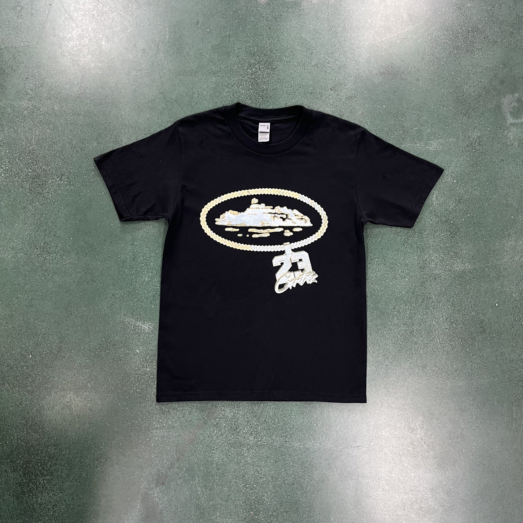 Camisa Corteiz X Central cee “23” ( Black )