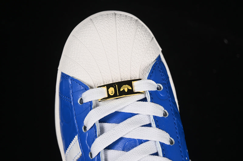 Adidas Superstar x BAPE “Blue White”