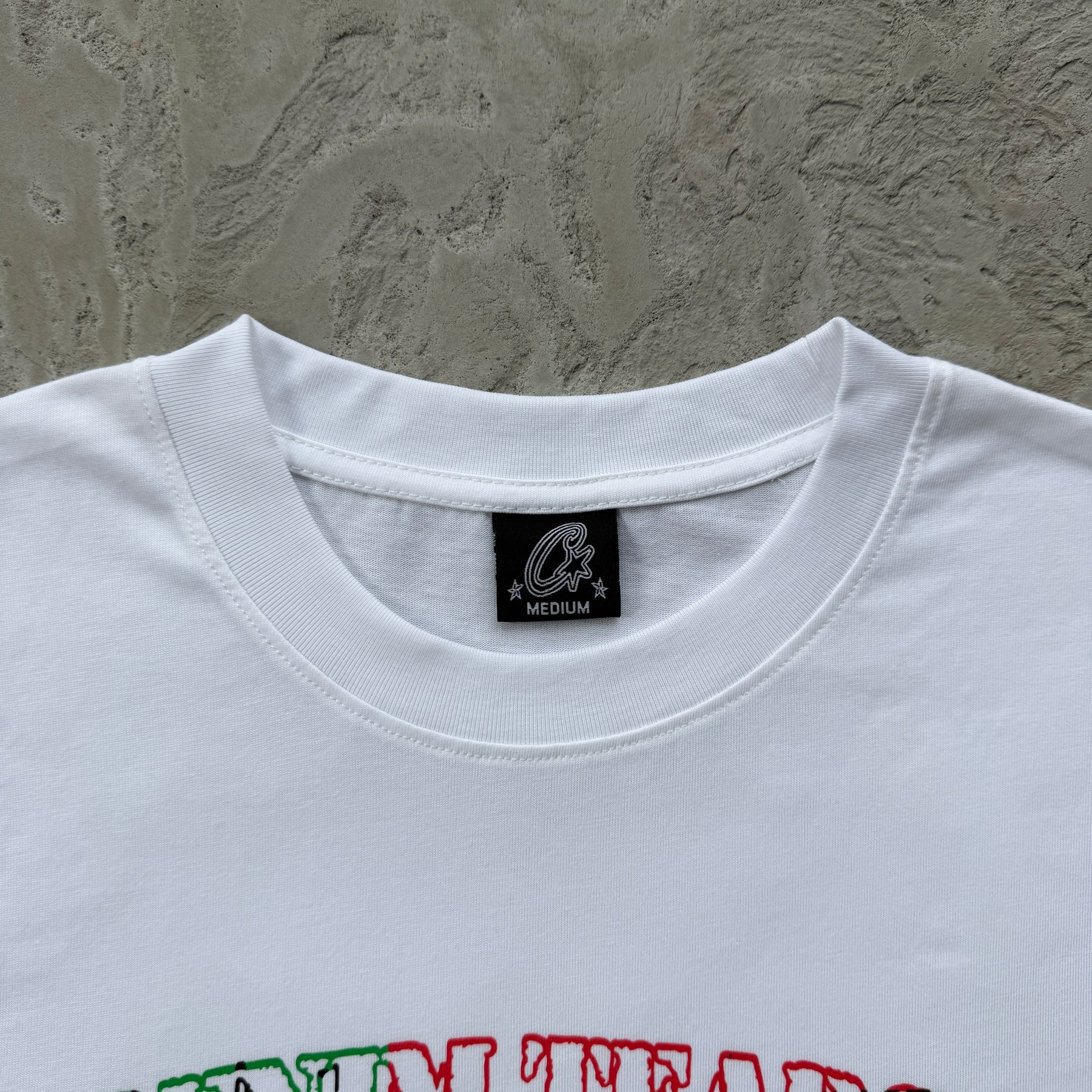 Camisa Corteiz “Cortears Og Alcatraz” ( Branco )