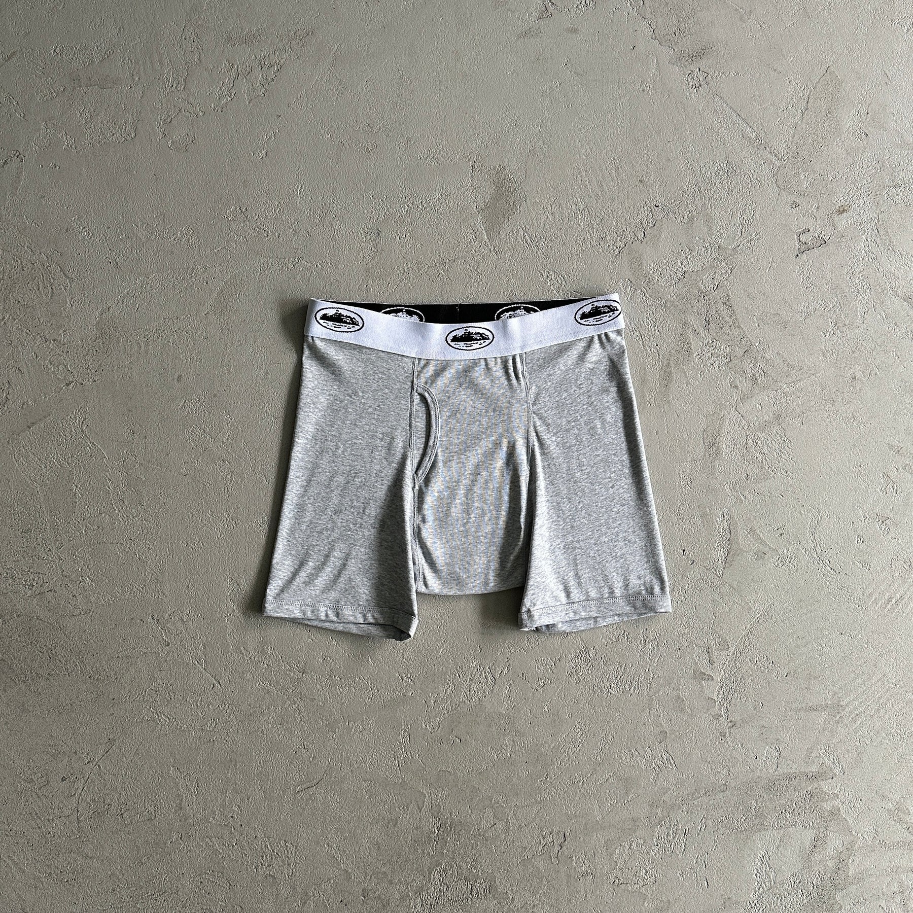 Cueca Box Corteiz ( Pack Com 4 ) ( Cinza )