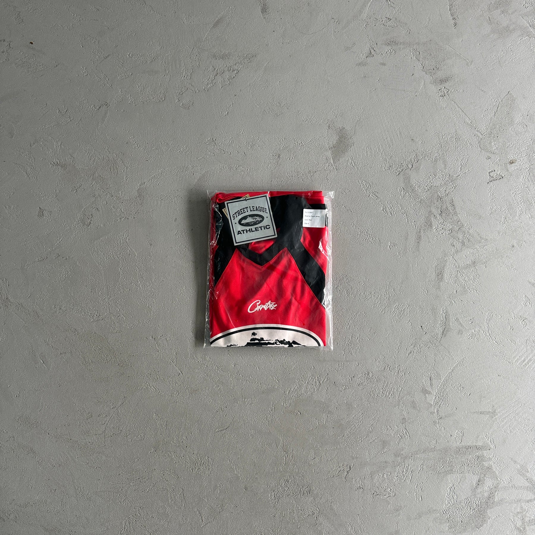 Camisa Corteiz ”Panel” ( Vermelha com Preto )