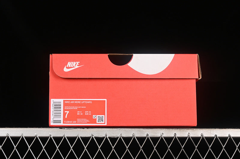 Air More Uptempo “QS White Red”