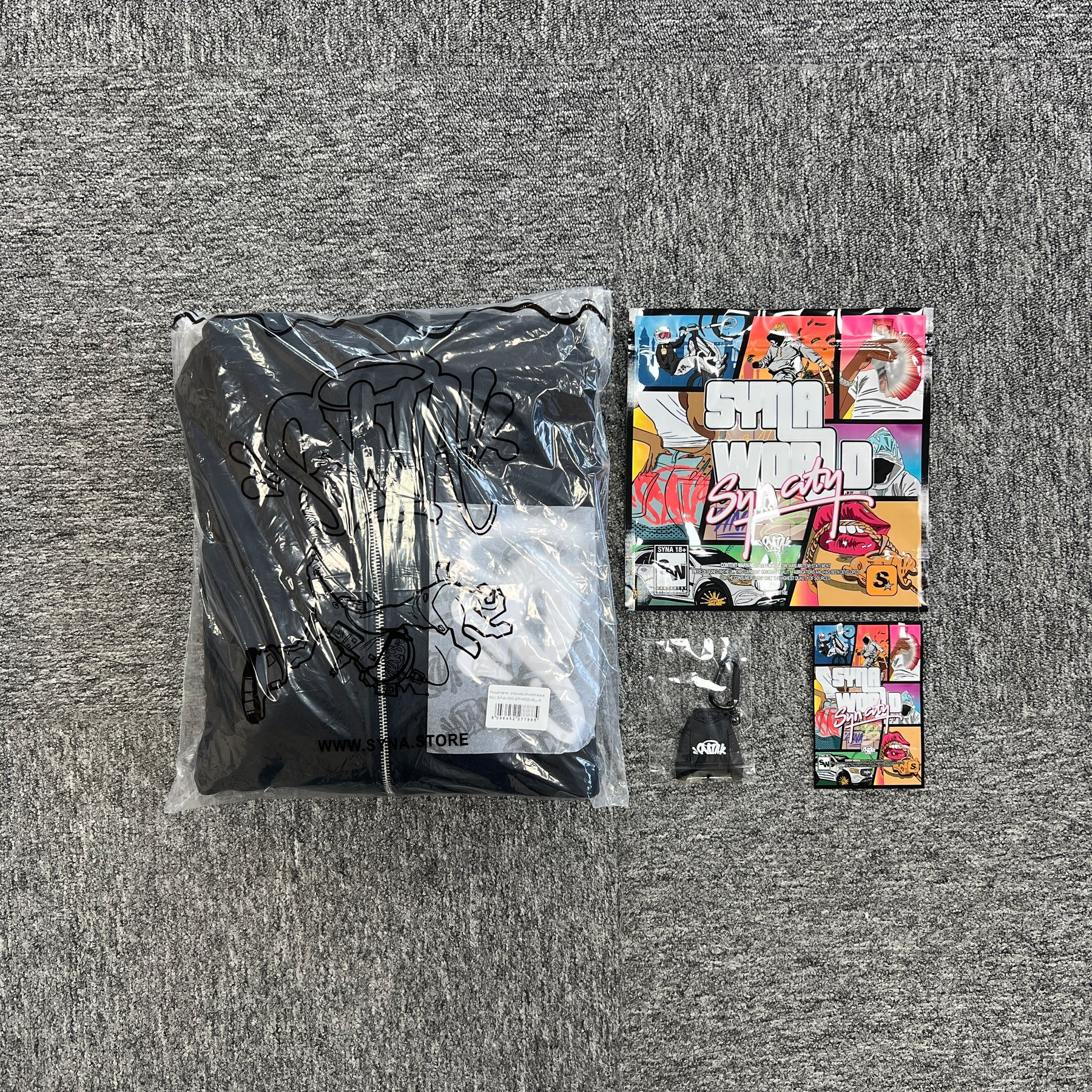 Moletom Syna World “Syna Void" ( Preto )