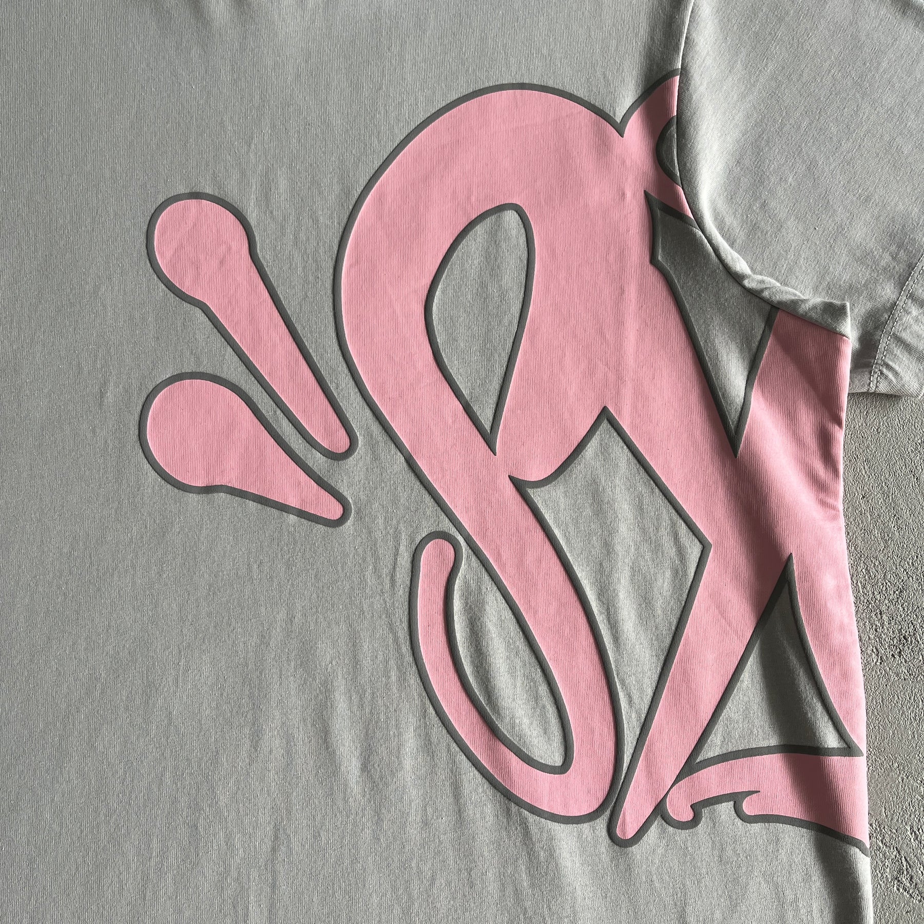 Conjunto Syna World Verão ( Cinza e Rosa )