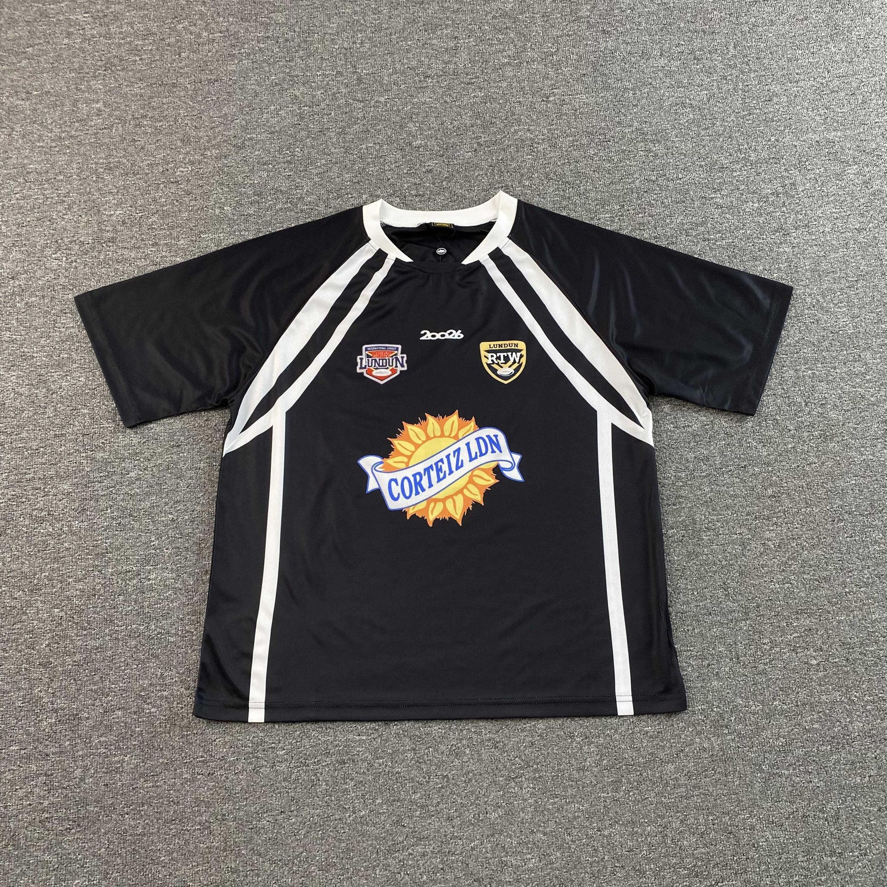 Camisa Corteiz “Rugby League” ( Preta )