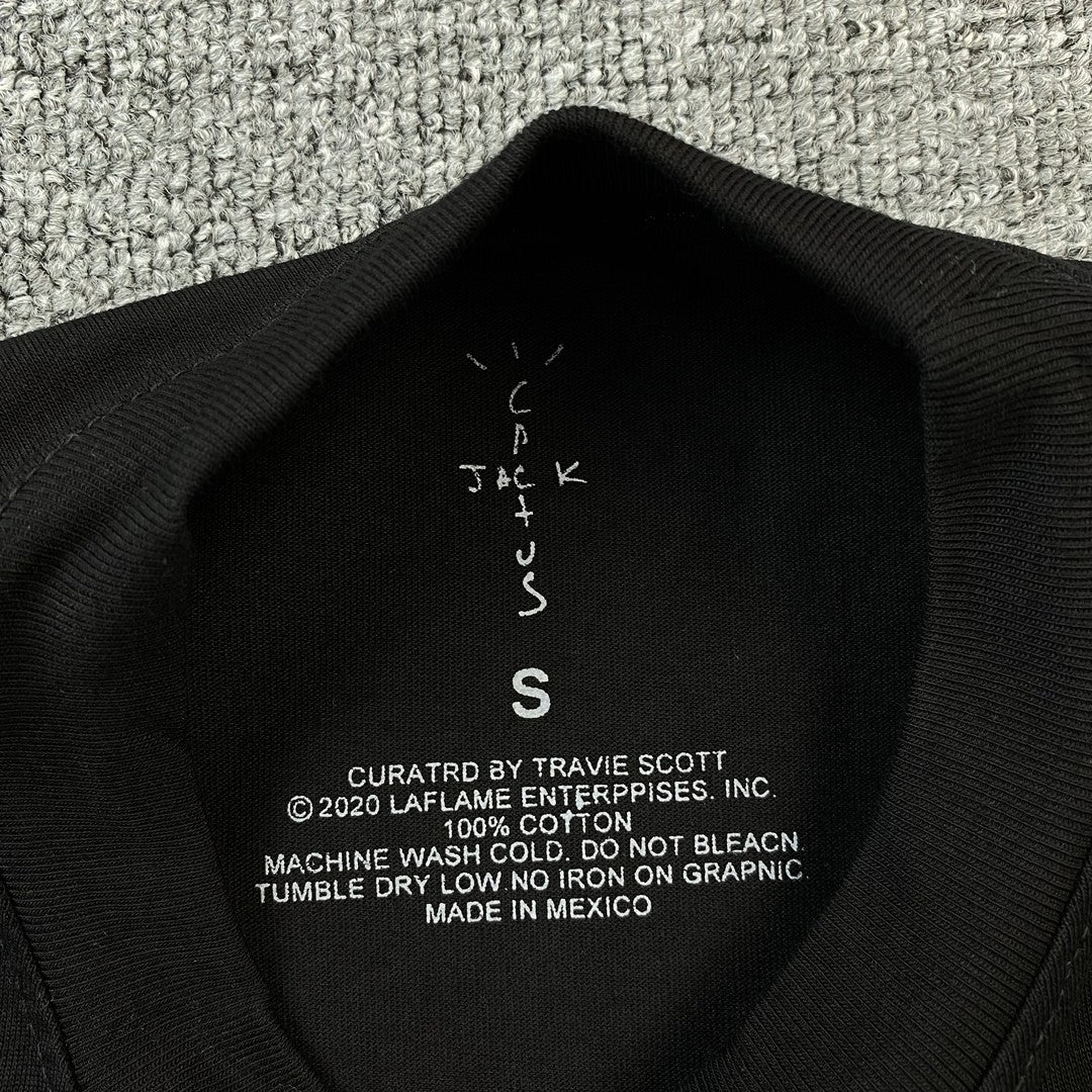 Camisa Cactus Jack “Mc” ( Preta )