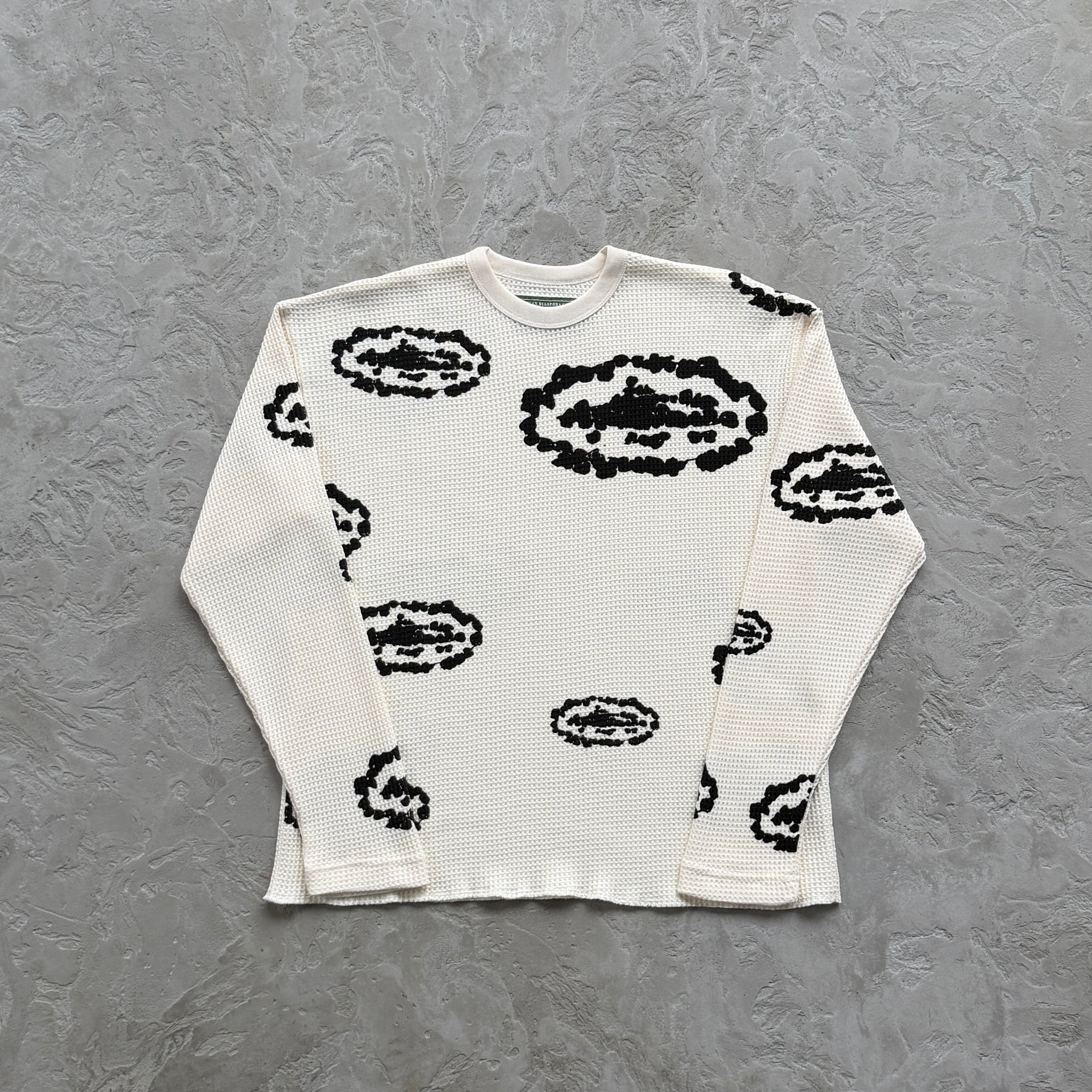 Sueter Corteiz x Denim Tears ( Branco )