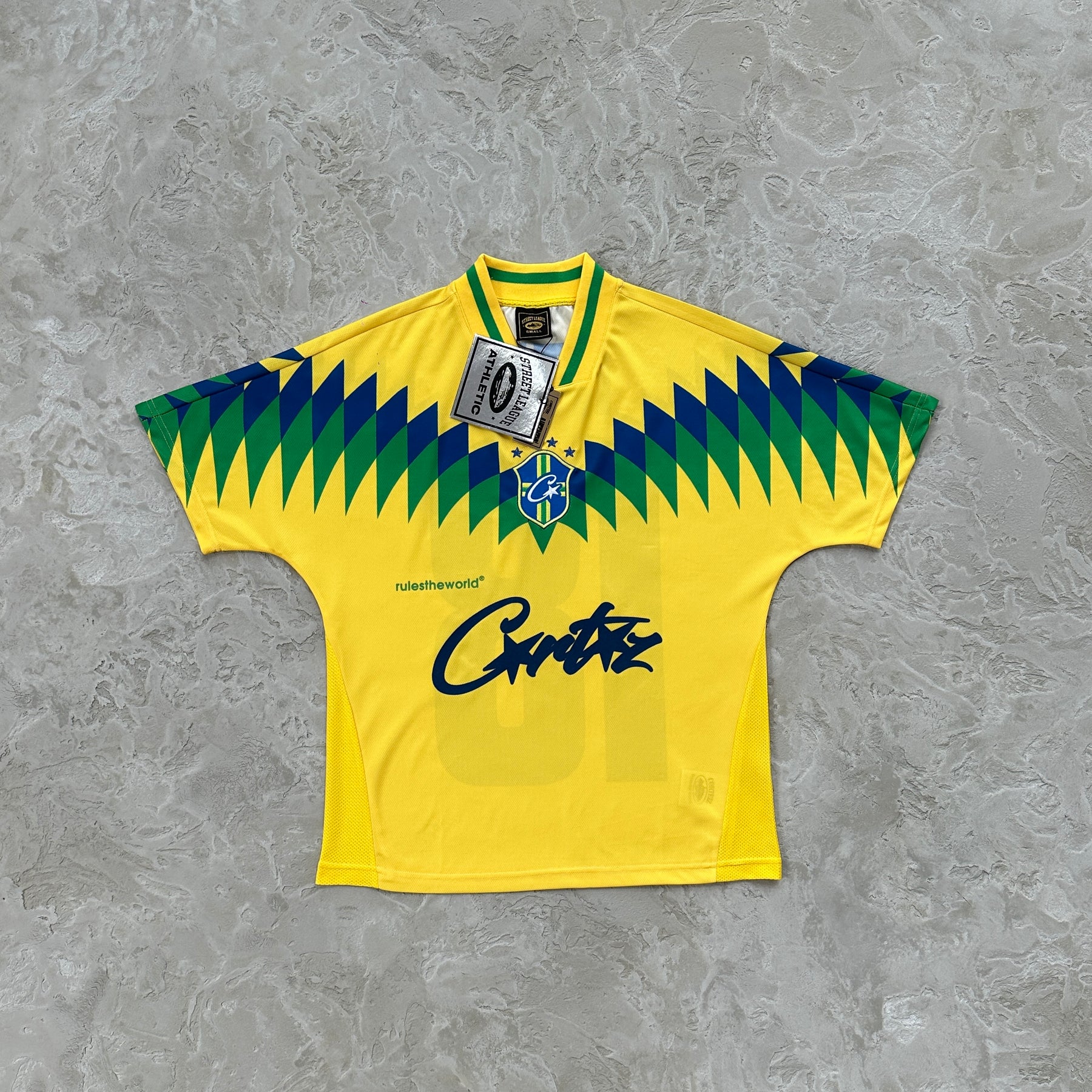 Camisa Corteiz “Brazilian Jersey” ( Amarela )