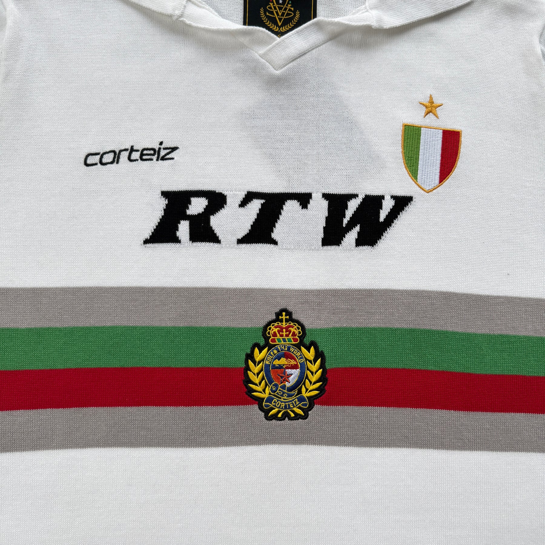 Camisa Jersey Corteiz “A Knit Jersey” ( Branca )