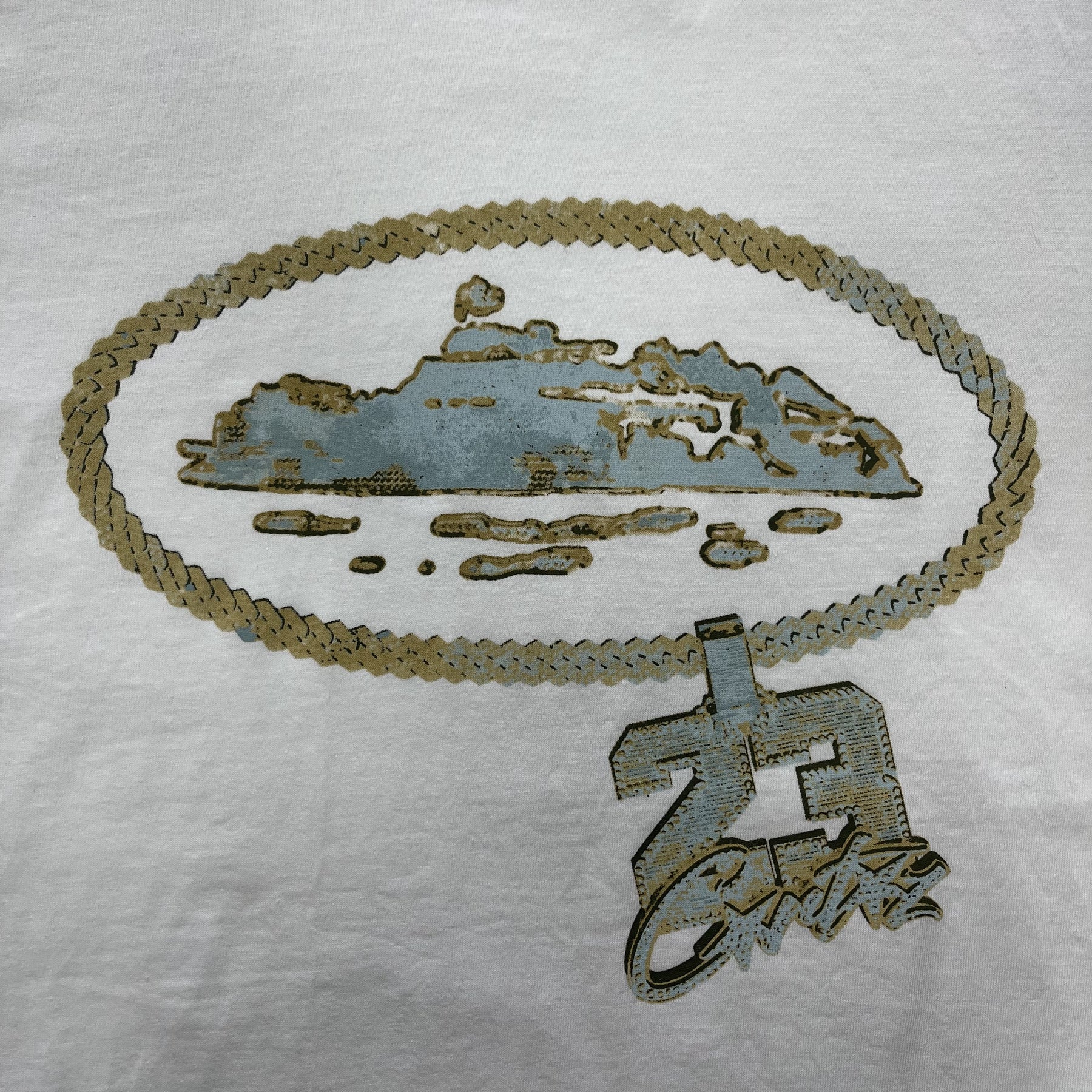 Camisa Corteiz X Central cee ”23” ( White )