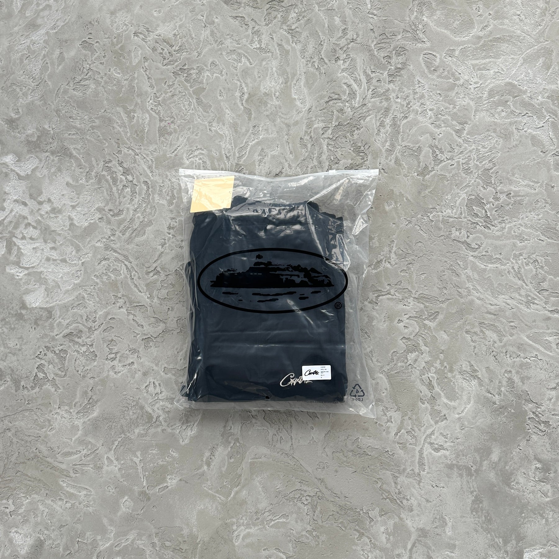 Conjunto Corteiz “HMP Open Hem” ( Preto )