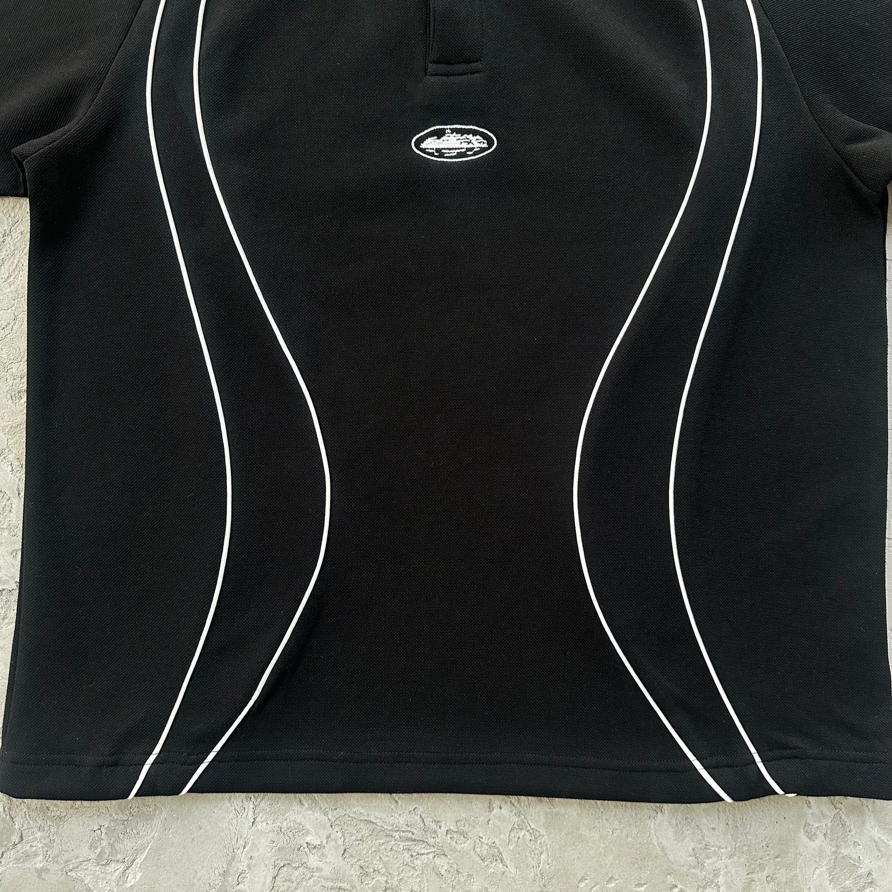 Conjunto Corteiz “Island Pique Polo Set” ( Preto )