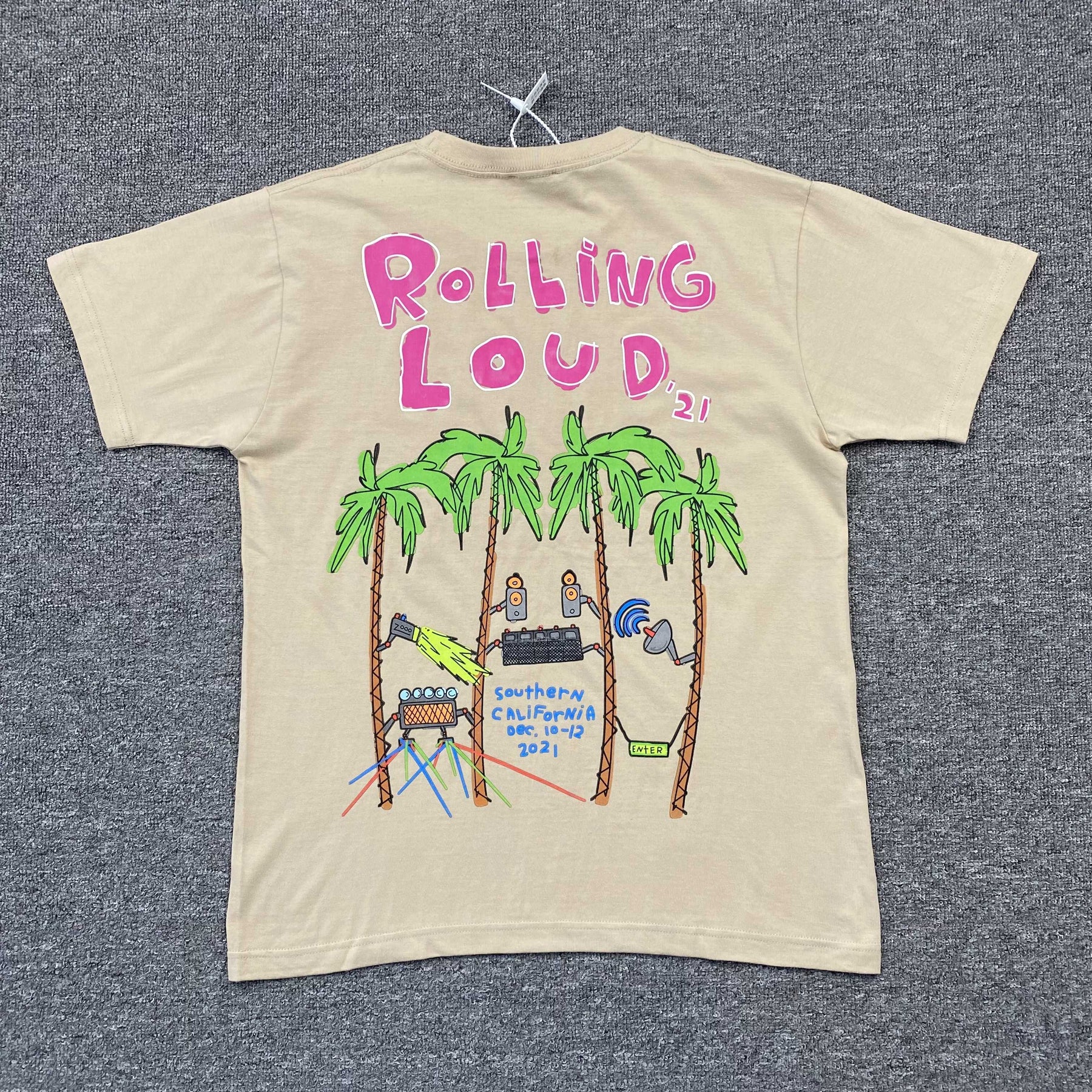 Camisa Cactus Jack “Lets Get Weird” ( Bege )