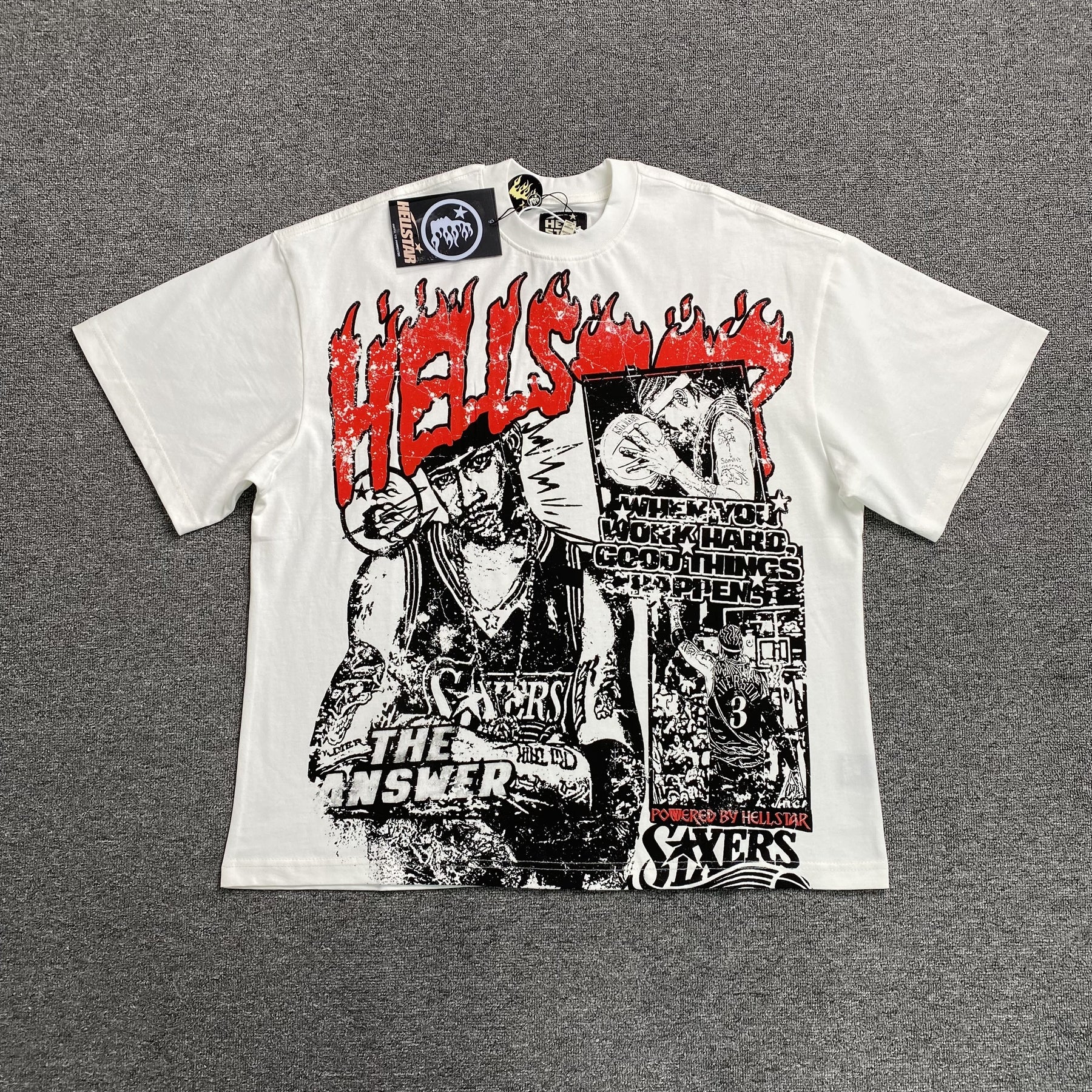 Camisa Hellstar “Basketball” ( Branca )