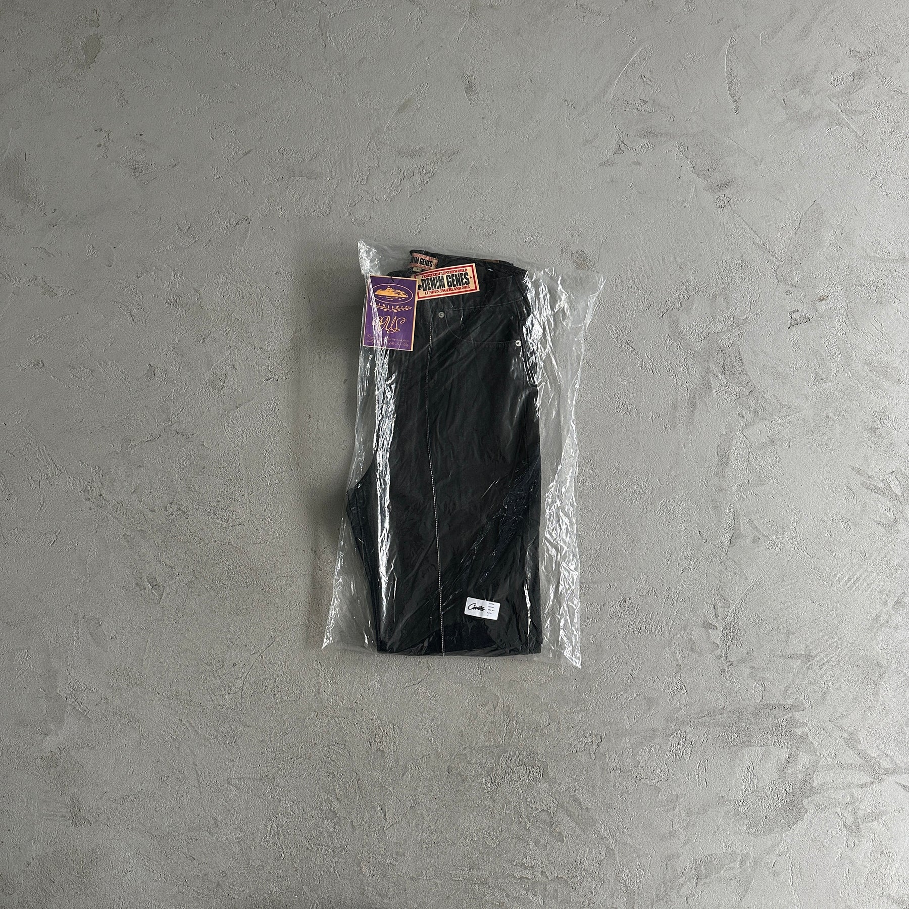 Calça Corteiz “C-Star” ( Preta com Branca )